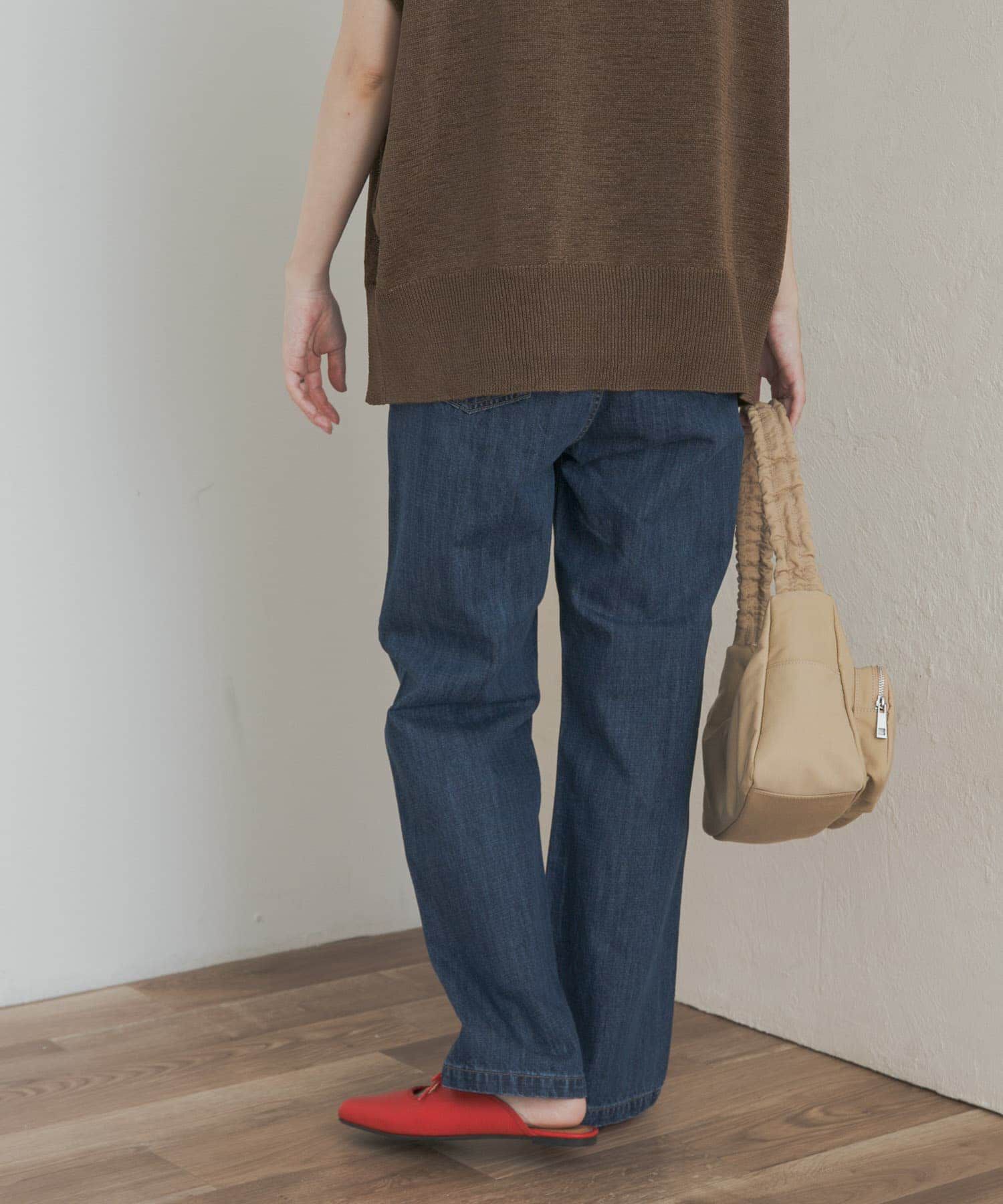 URBAN RESEARCH DOORS「『3サイズ展開』デニムワイドパンツ」|デニム|