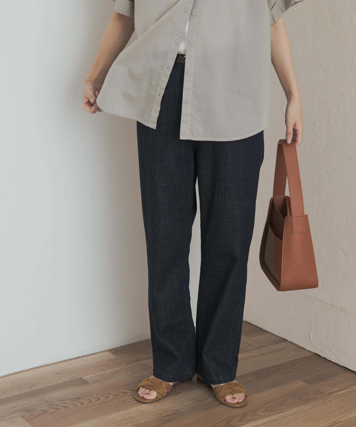 URBAN RESEARCH DOORS「『3サイズ展開』デニムワイドパンツ」|デニム|