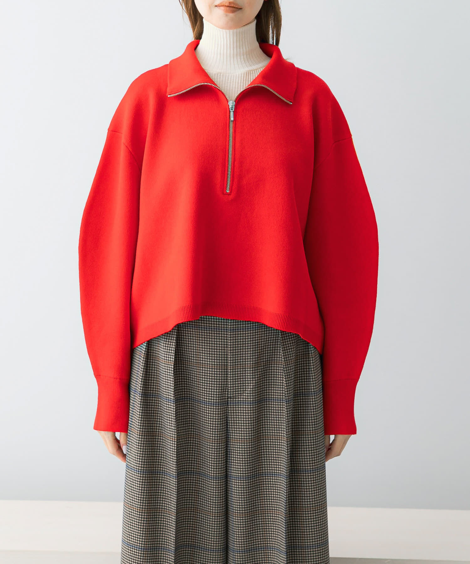 URBAN RESEARCH ROSSO「ハーフジップニット」|ニット・セーター|