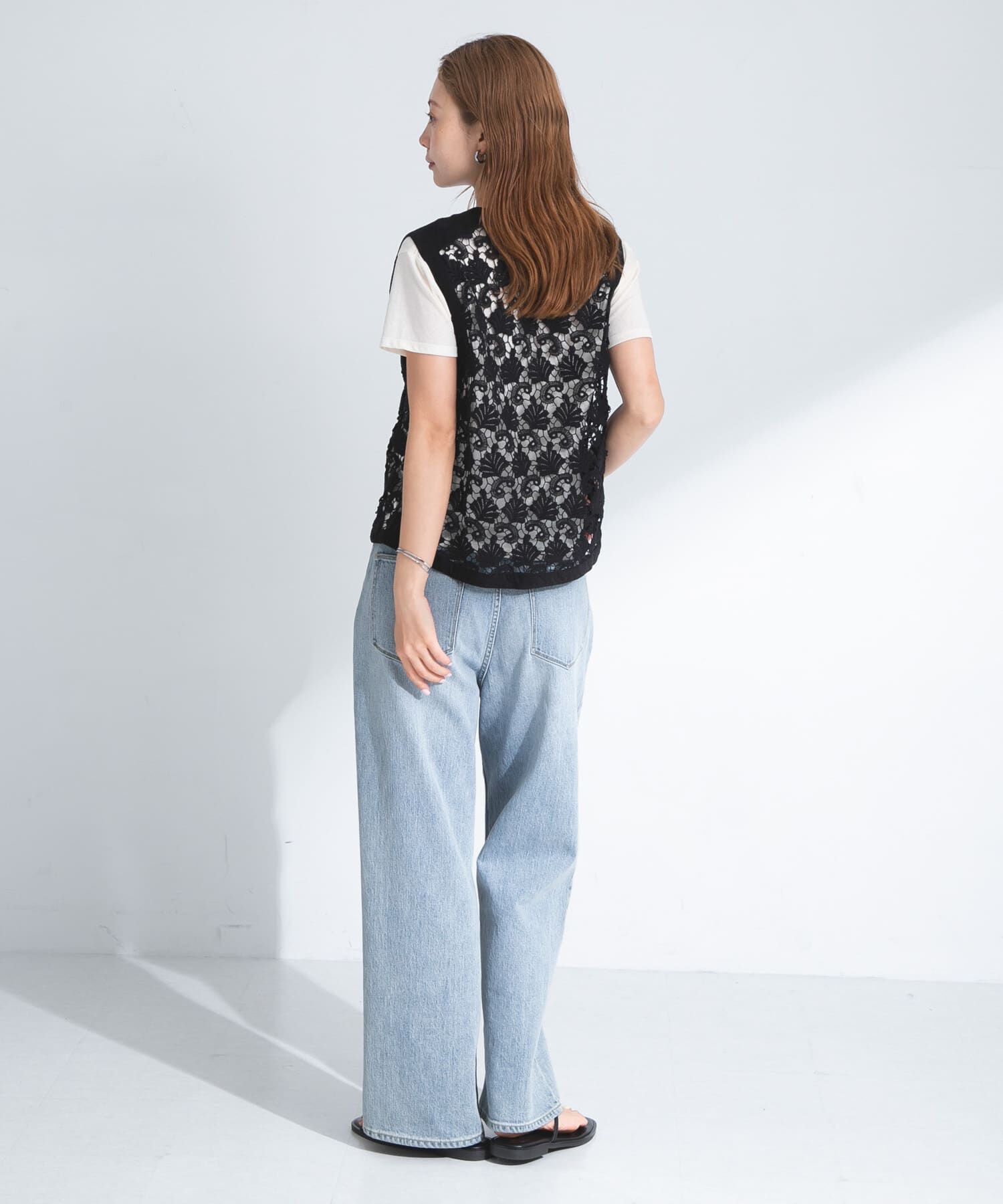 Sonny Label 「ボタニカルモチーフレースベスト」|ベスト・ジレ|