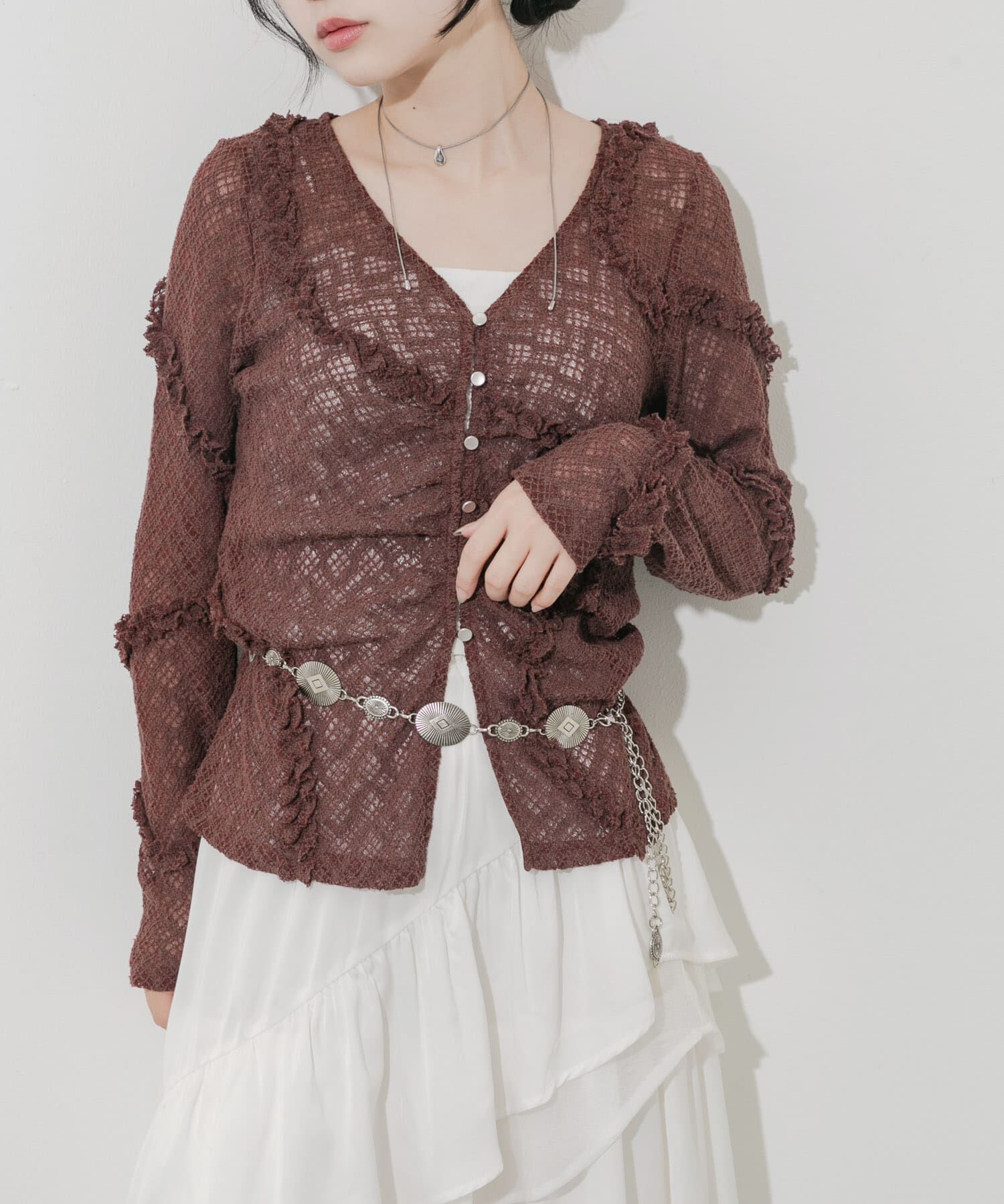 SMELLY「コンチョチェーンベルト」|ベルト|