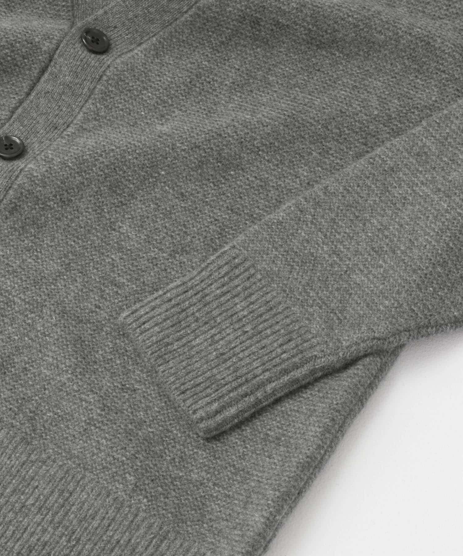 URBAN RESEARCH ROSSO「『XLサイズあり』ハミルトンウールガーター編みVネックカーディガン」|カーディガン|