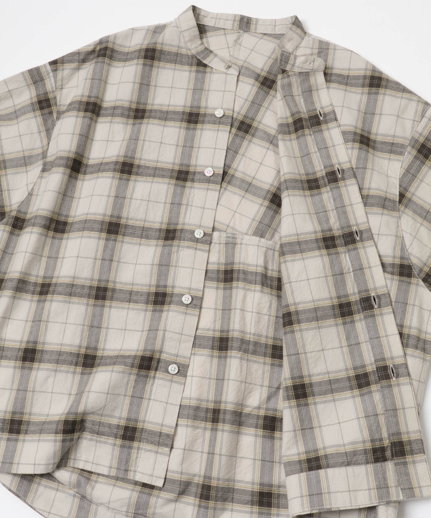 URBAN RESEARCH DOORS「FORK&SPOON　ブラッシュドチェックシャツ」|シャツ・ブラウス|