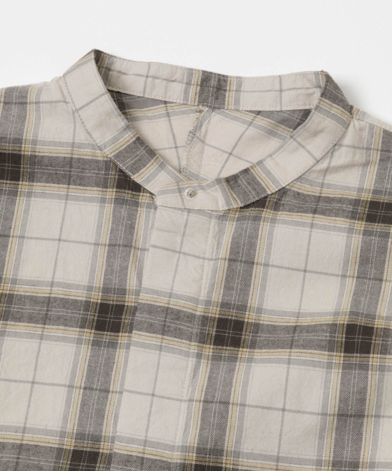 URBAN RESEARCH DOORS「FORK&SPOON　ブラッシュドチェックシャツ」|シャツ・ブラウス|