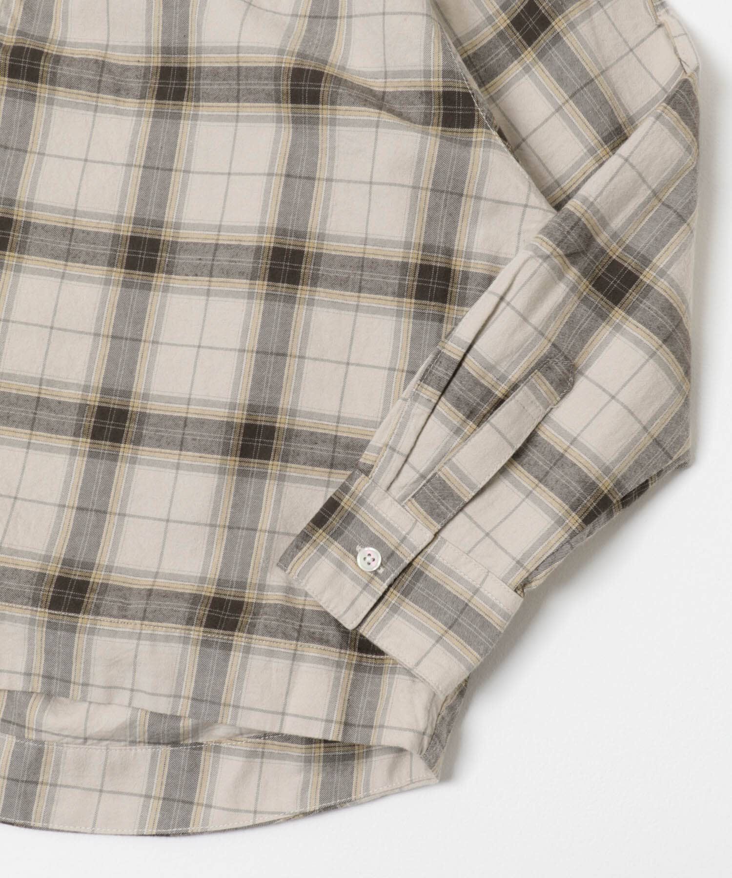 URBAN RESEARCH DOORS「FORK&SPOON　ブラッシュドチェックシャツ」|シャツ・ブラウス|