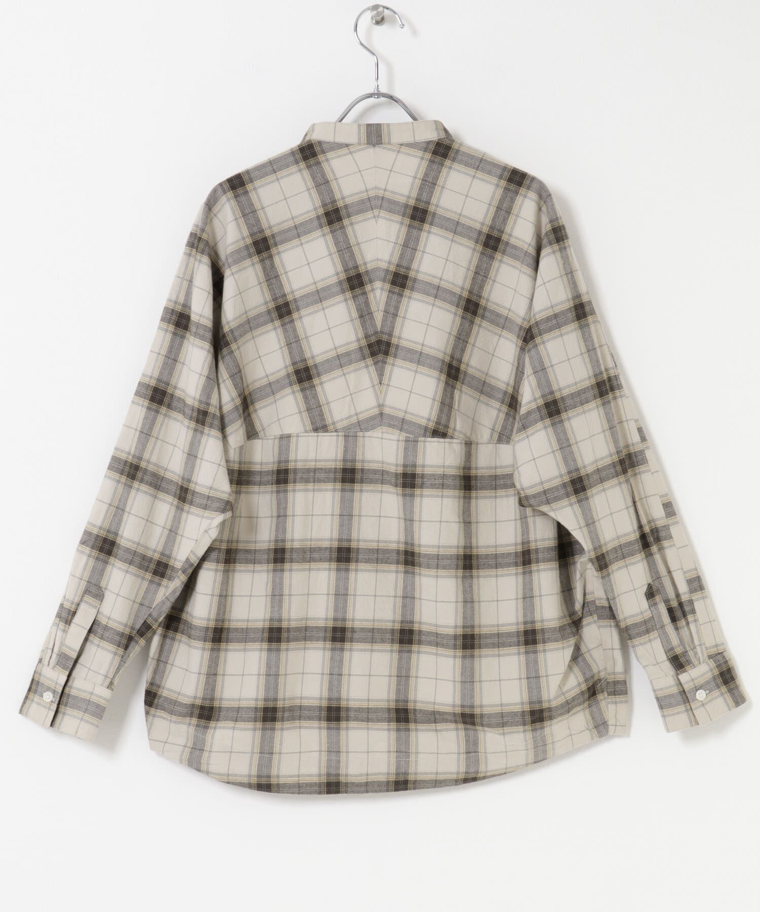 URBAN RESEARCH DOORS「FORK&SPOON　ブラッシュドチェックシャツ」|シャツ・ブラウス|