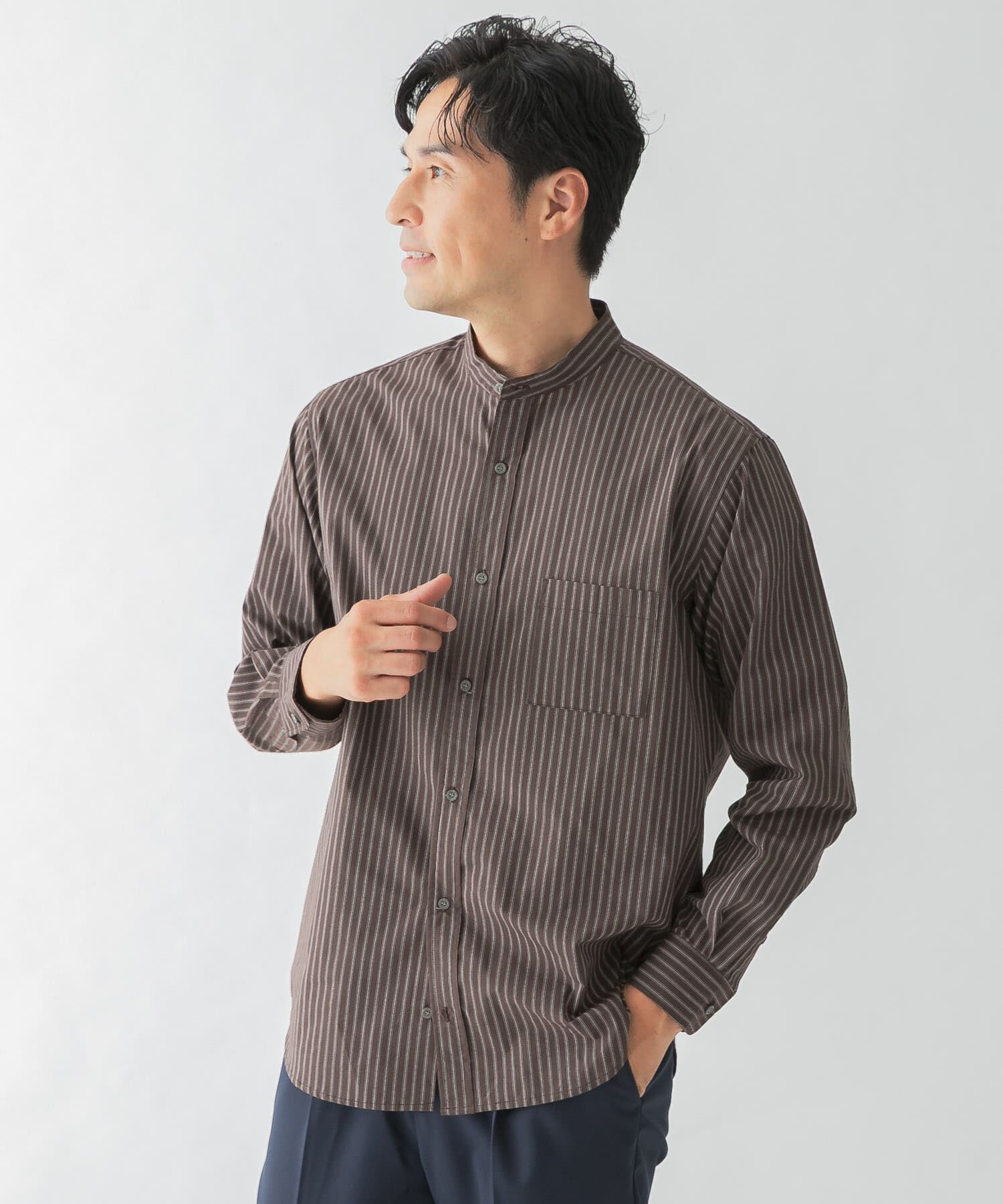 URBAN RESEARCH ROSSO「『XLサイズあり』ハイパフォーマンスブロードバンドカラーシャツ」|シャツ・ブラウス|