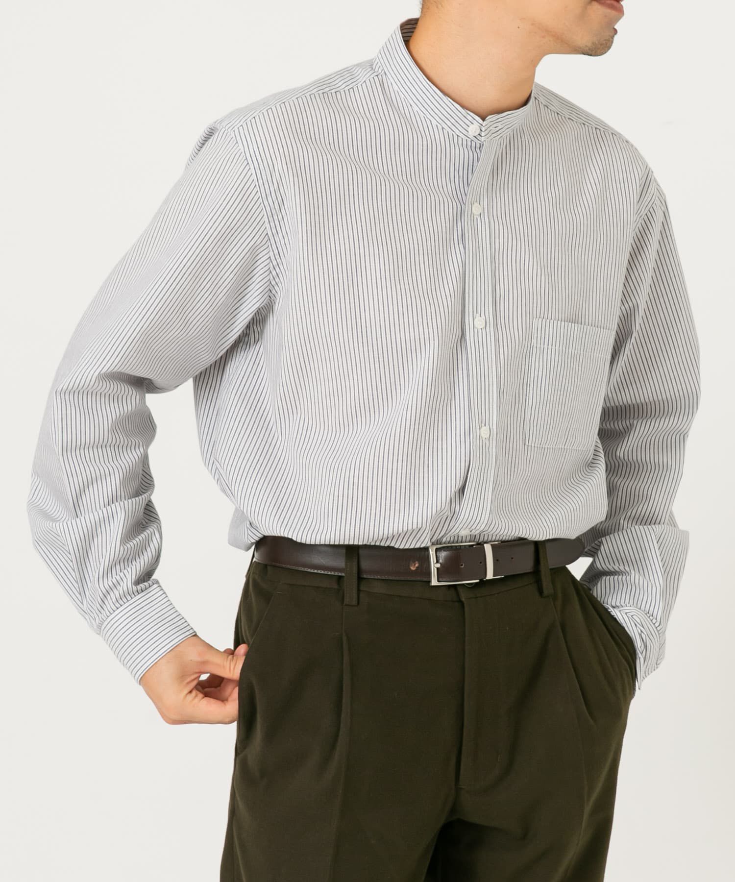 URBAN RESEARCH ROSSO「『XLサイズあり』ハイパフォーマンスブロードバンドカラーシャツ」|シャツ・ブラウス|