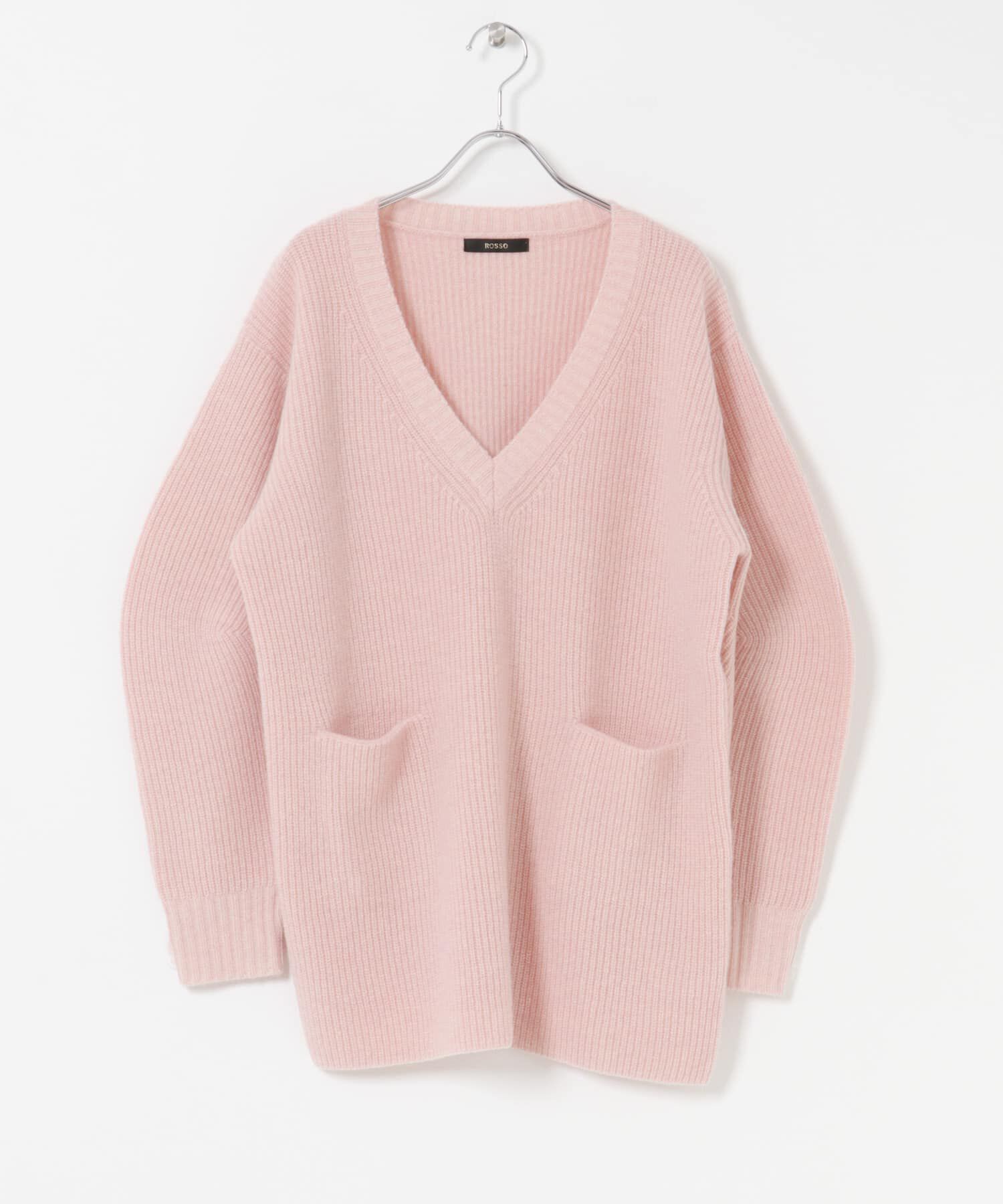 URBAN RESEARCH ROSSO「アルパカ混カーブスリーブVネックプルオーバー」|ニット・セーター|