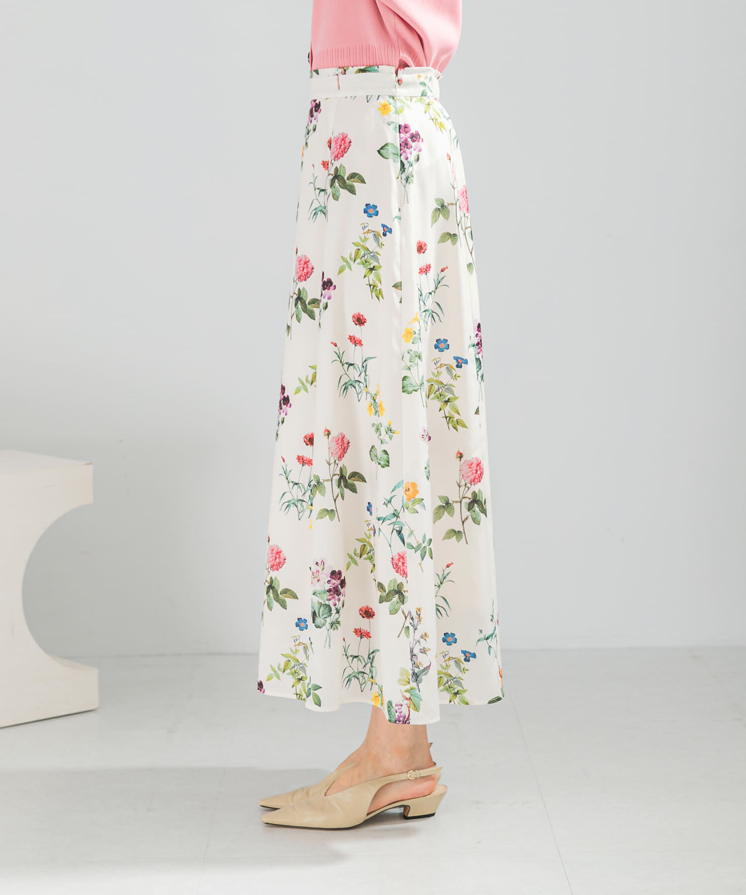 URBAN RESEARCH ROSSO「ボタニカルプリントマキシスカート」|スカート|