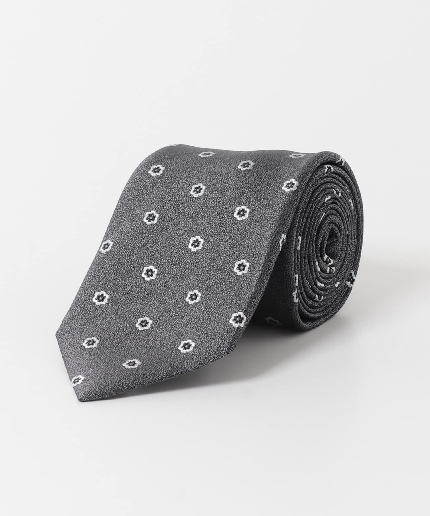 URBAN RESEARCH DOORS「LIFE STYLE TAILOR　26SS国内タイ小紋1」|ネクタイ・蝶ネクタイ|グレー