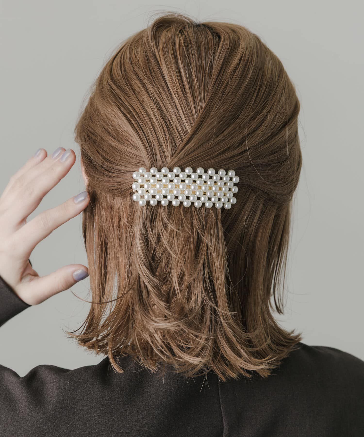 SMELLY「パールワイドバレッタ」|その他|