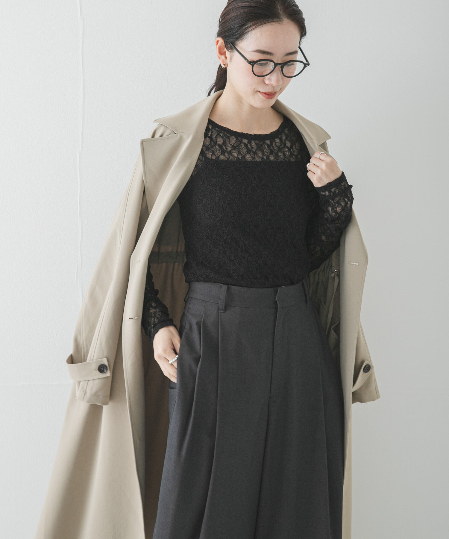 URBAN RESEARCH「ストレッチレーストップス」|Tシャツ・カットソー|