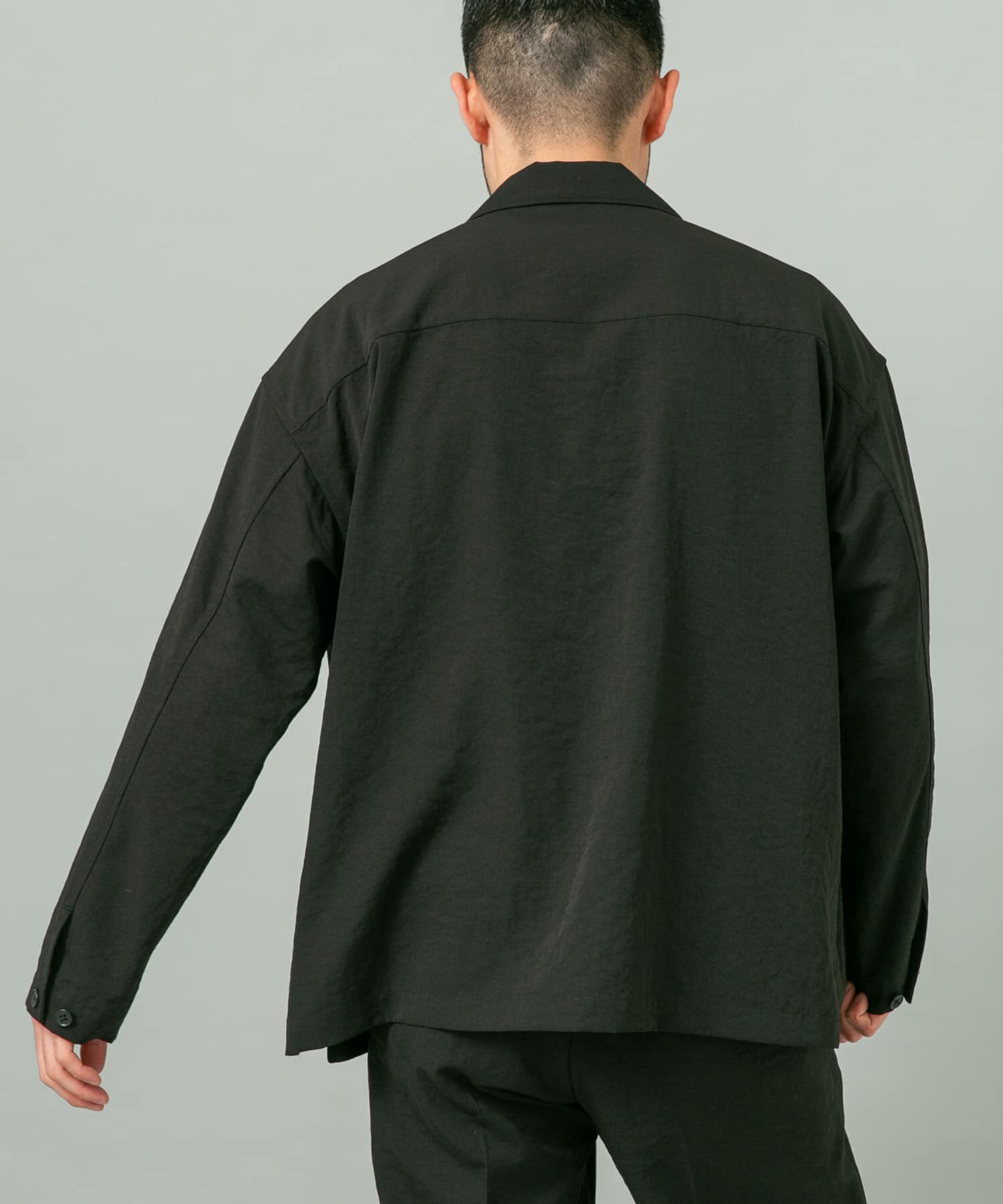 URBAN RESEARCH ROSSO「『セットアップ対応』ドライイージーシャツジャケット」|ノーカラーコート|