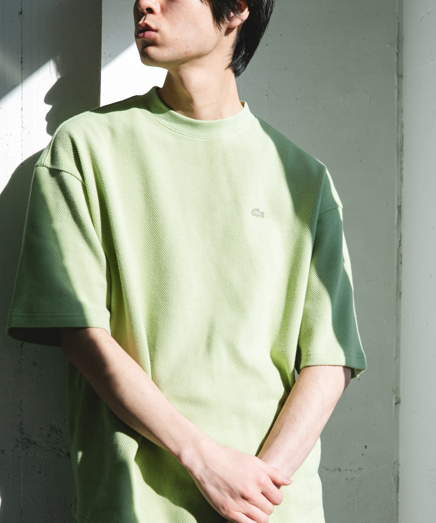 URBAN RESEARCH DOORS「『別注』LACOSTE&times;DOORS　THICK PIQUE ROUND SHORT-SLEEVE」|Tシャツ・カットソー|