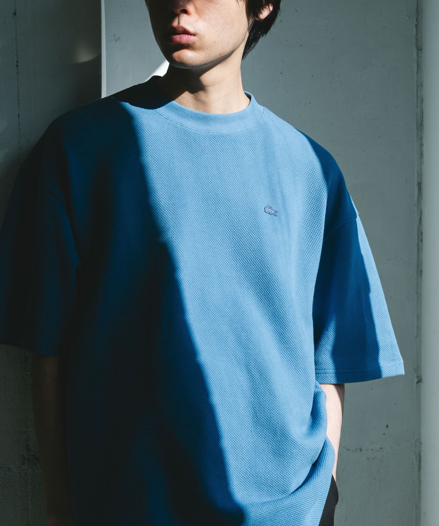URBAN RESEARCH DOORS「『別注』LACOSTE&times;DOORS　THICK PIQUE ROUND SHORT-SLEEVE」|Tシャツ・カットソー|
