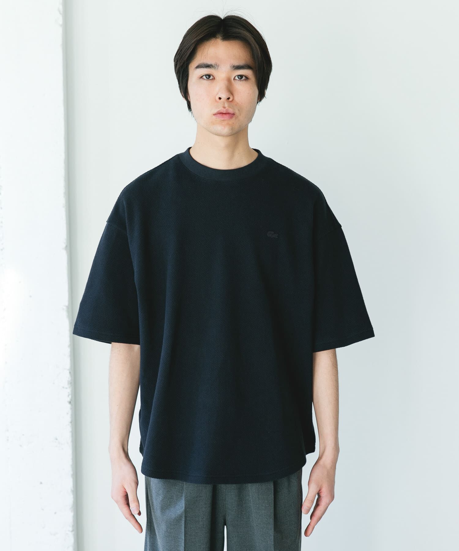 URBAN RESEARCH DOORS「『別注』LACOSTE&times;DOORS　THICK PIQUE ROUND SHORT-SLEEVE」|Tシャツ・カットソー|