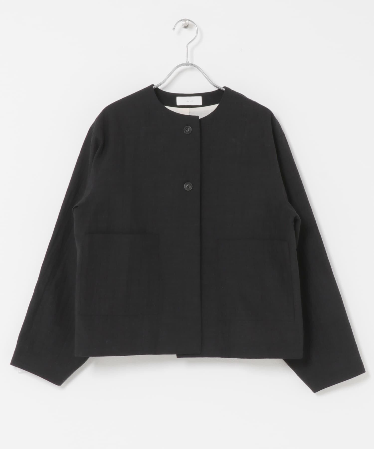 かぐれ「『セットアップ対応』 ノーカラーショートジャケット」|ノーカラージャケット|