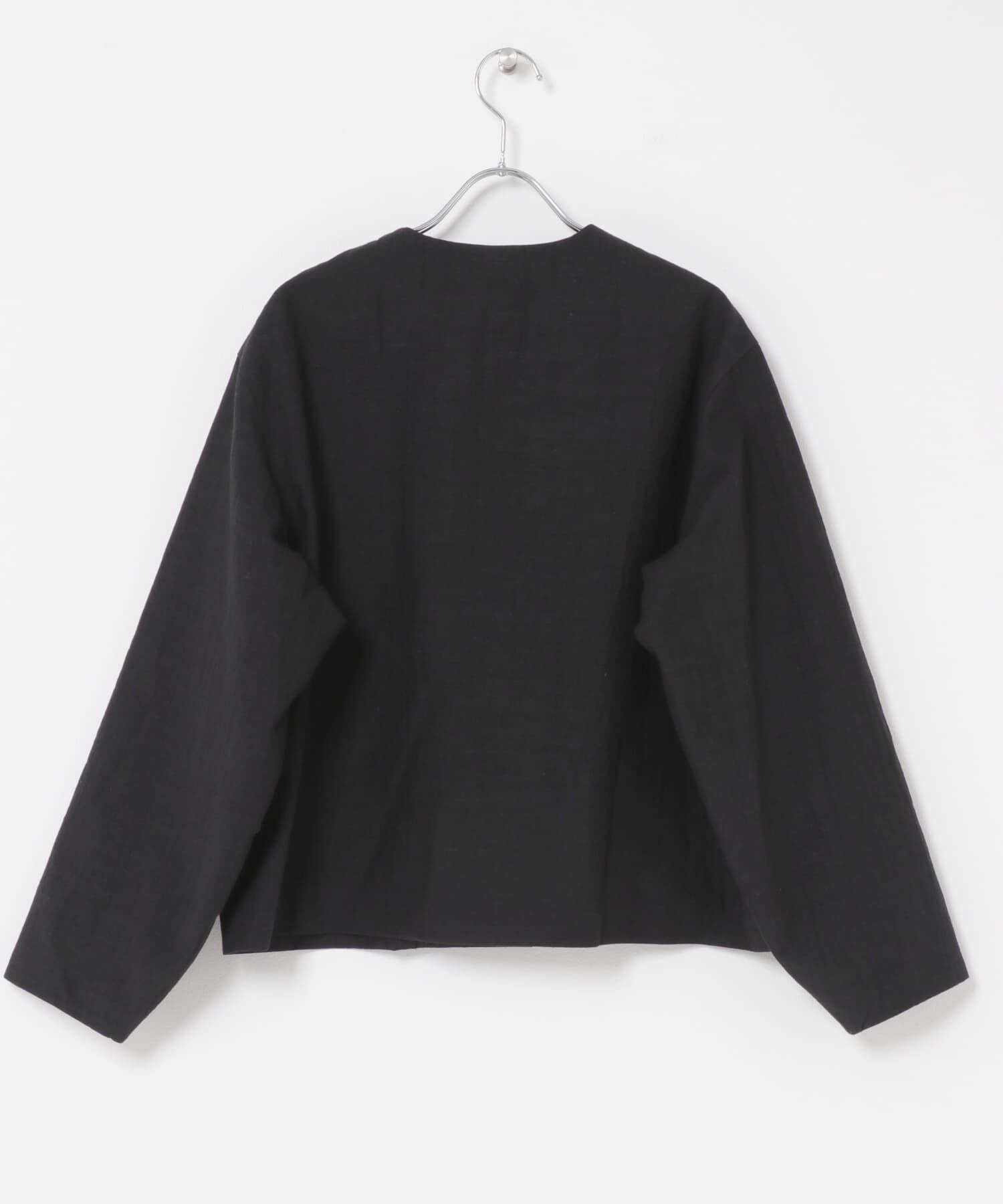 かぐれ「『セットアップ対応』 ノーカラーショートジャケット」|ノーカラージャケット|