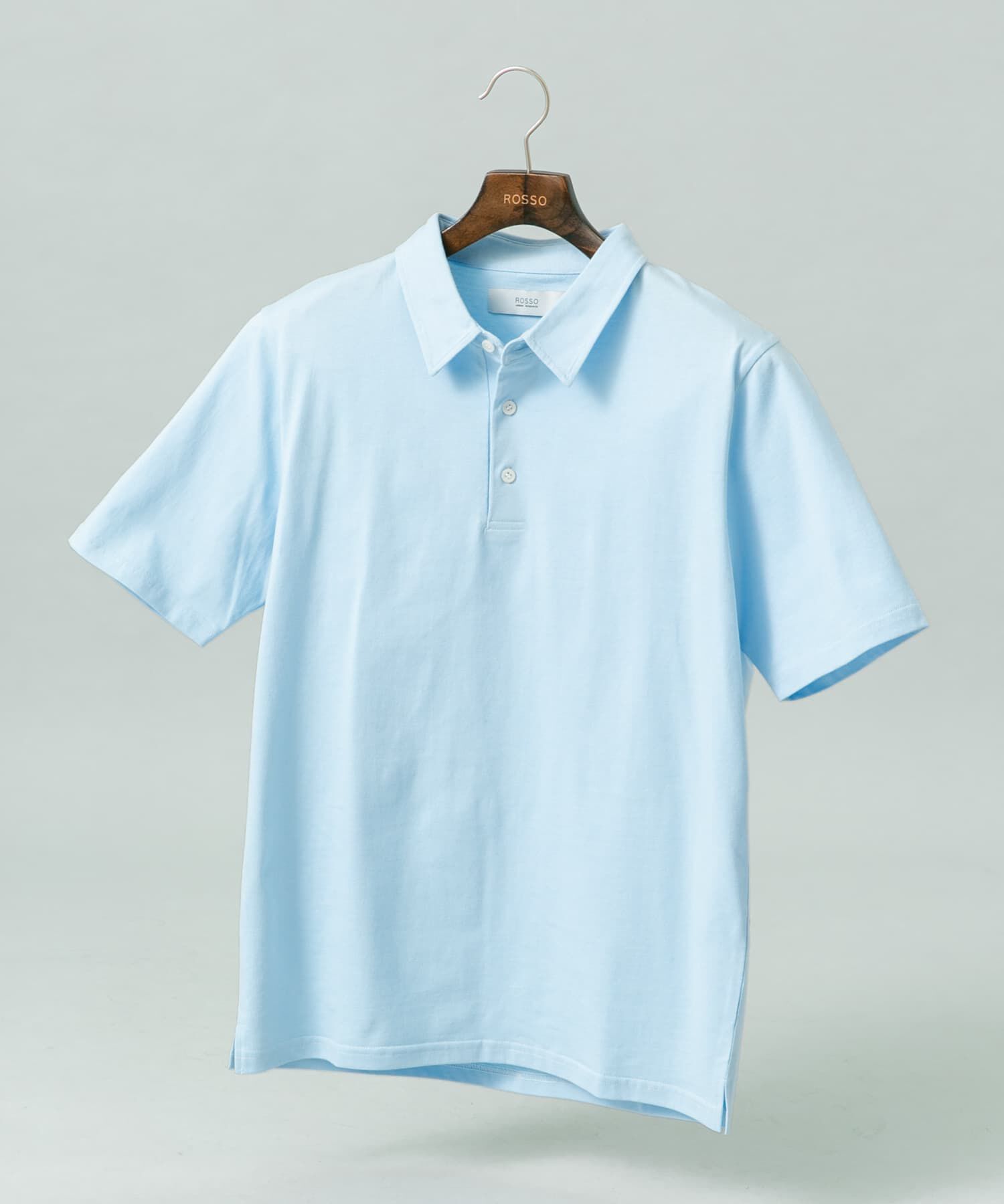 URBAN RESEARCH ROSSO「『XLサイズあり』『UR TECH』汗ジミ防止ポロシャツ」|ポロシャツ|ライトブルー