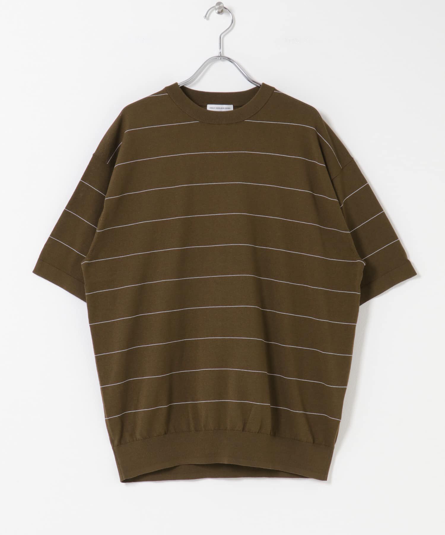 URBAN RESEARCH DOORS「『UR TECH』サマシェア クルーネックニット」|ニット・セーター|