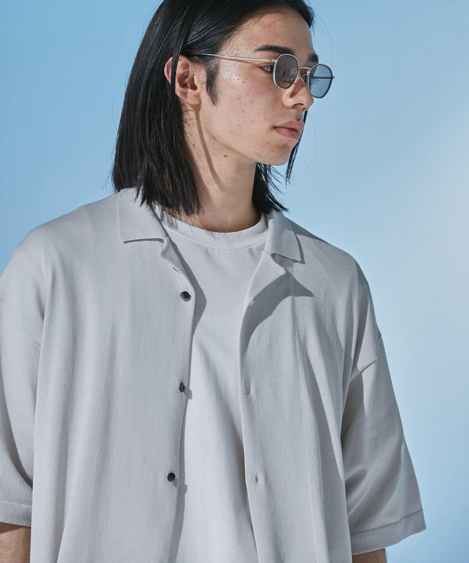 URBAN RESEARCH DOORS「『UR TECH』 サマシェア ニットカーディガン」|カーディガン|