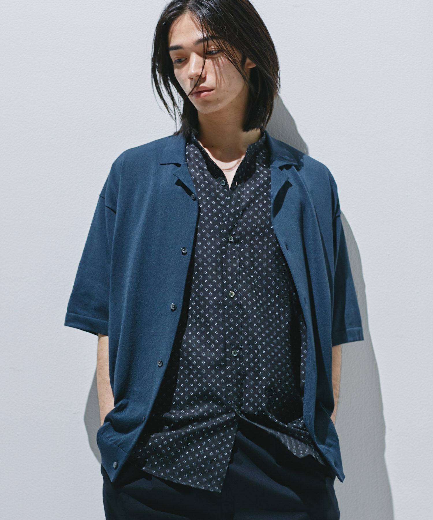 URBAN RESEARCH DOORS「『UR TECH』 サマシェア ニットカーディガン」|カーディガン|