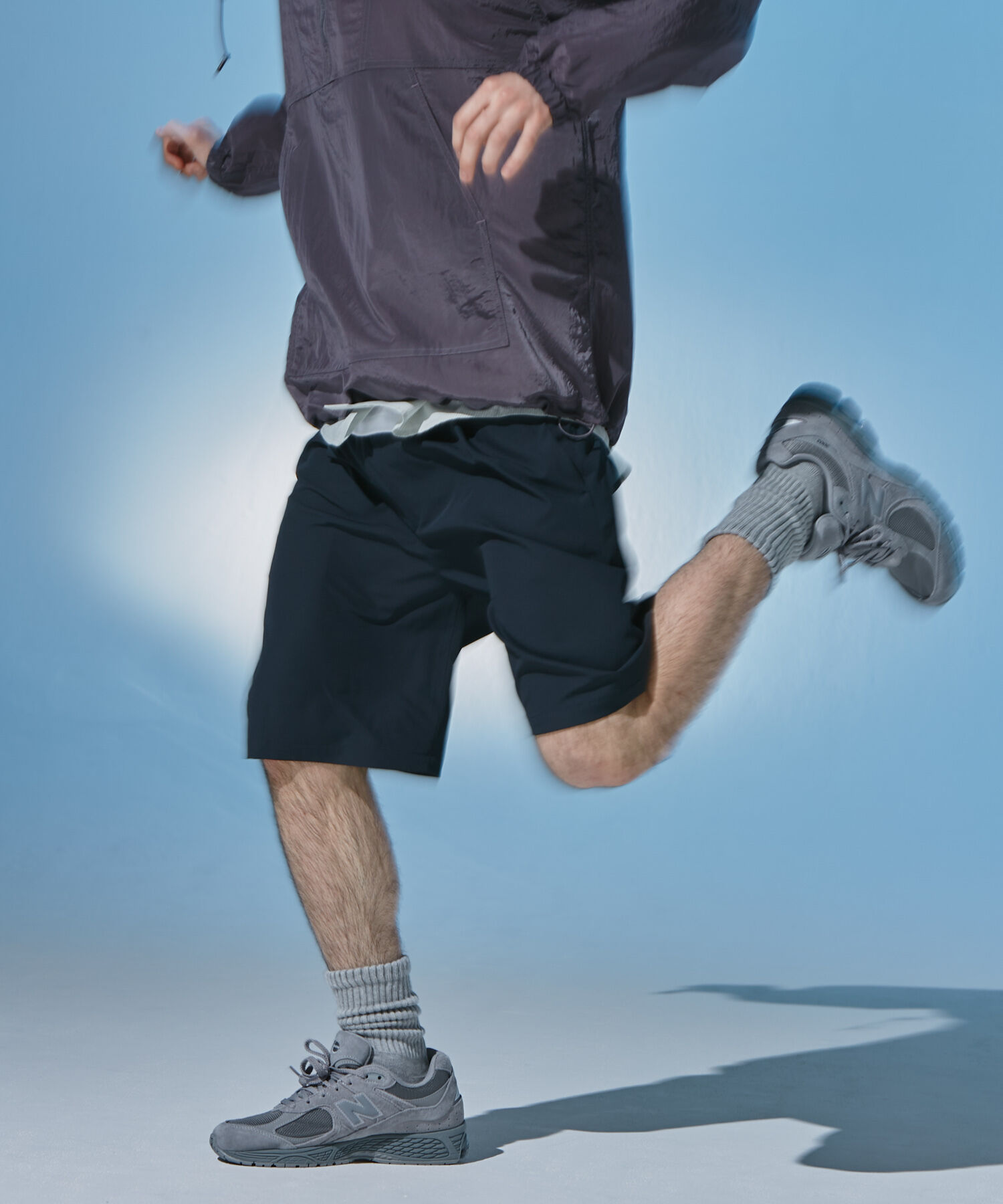 URBAN RESEARCH DOORS「『UR TECH』 サマシェア イージーショーツ」|その他|チャコールグレー