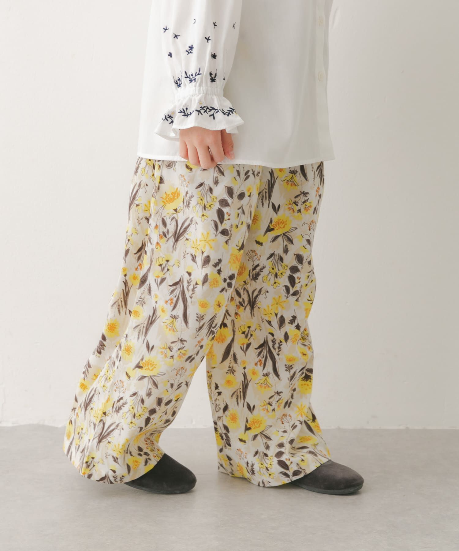 URBAN RESEARCH DOORS「『親子リンク』フラワープリントイージーパンツ(KIDS)」|その他|