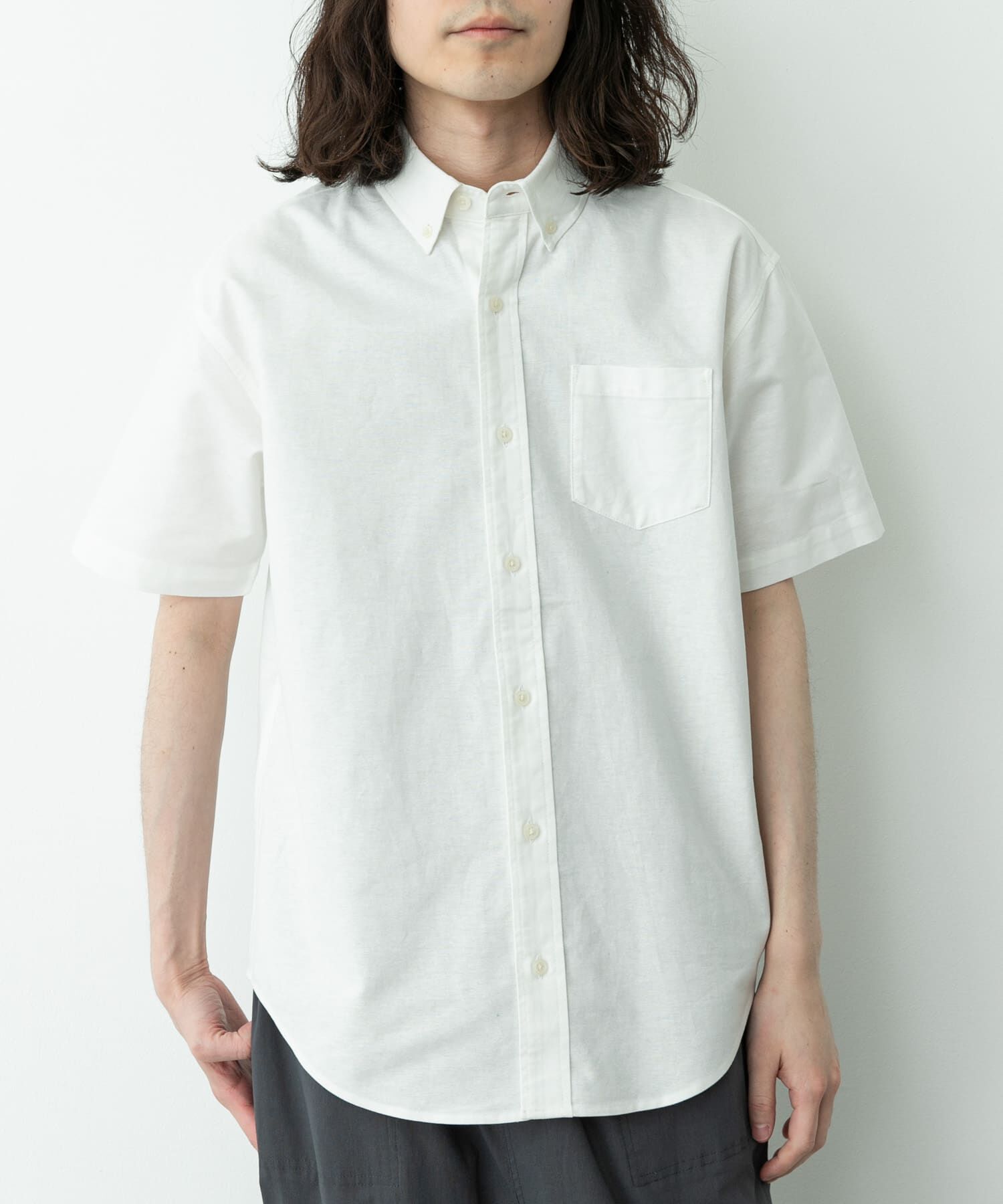 Sonny Label 「抗菌オックスボタンダウン半袖シャツ」|シャツ・ブラウス|