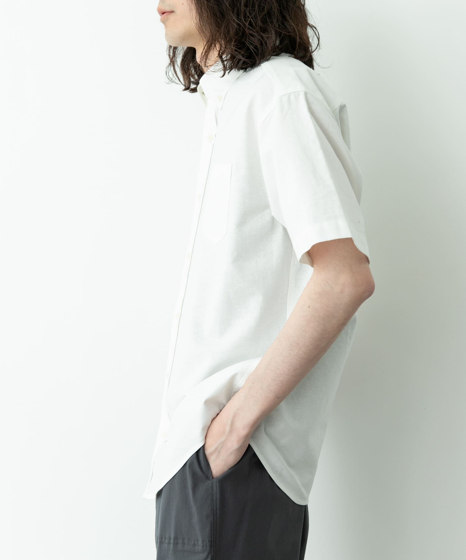 Sonny Label 「抗菌オックスボタンダウン半袖シャツ」|シャツ・ブラウス|