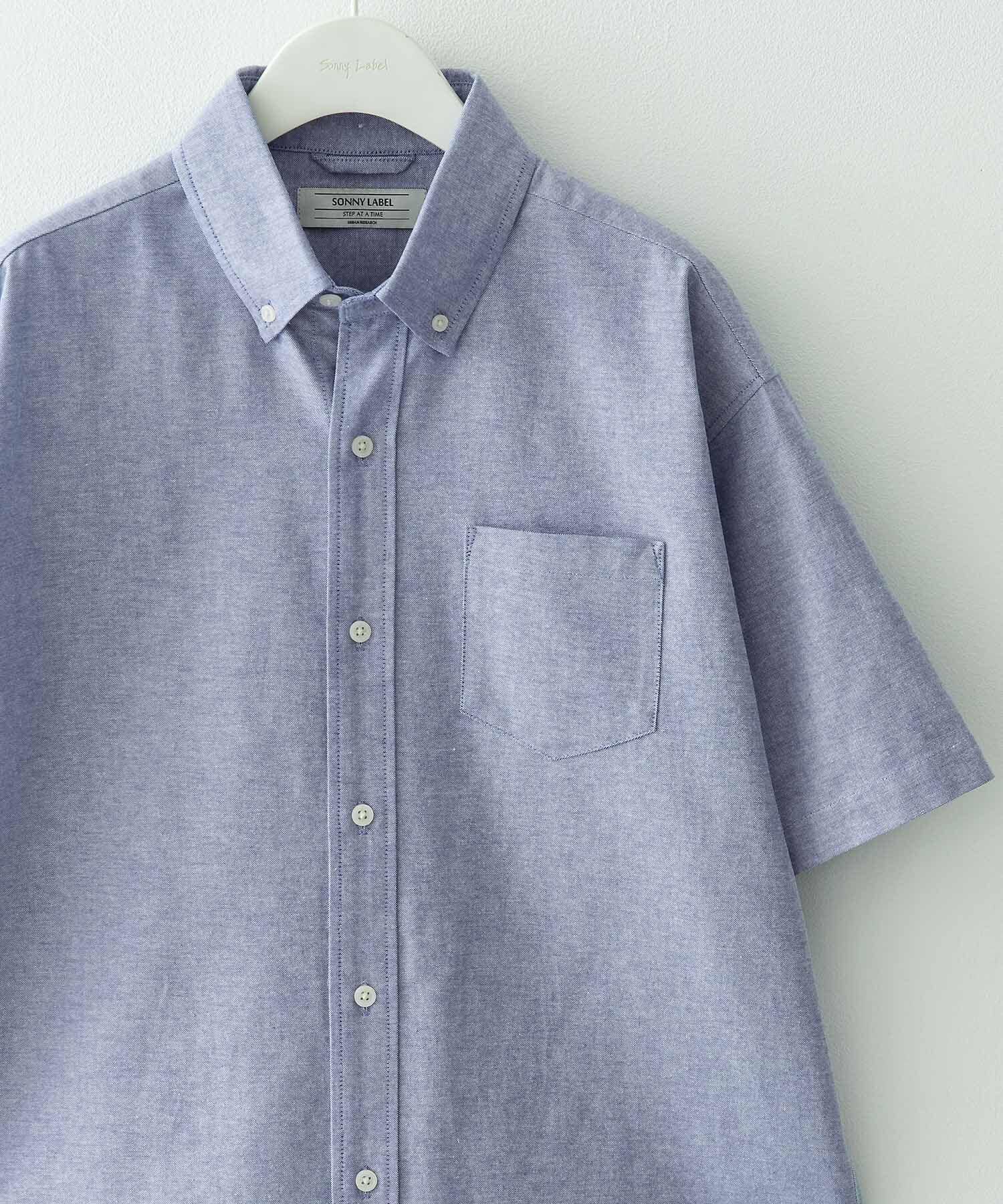 Sonny Label 「抗菌オックスボタンダウン半袖シャツ」|シャツ・ブラウス|ブルー