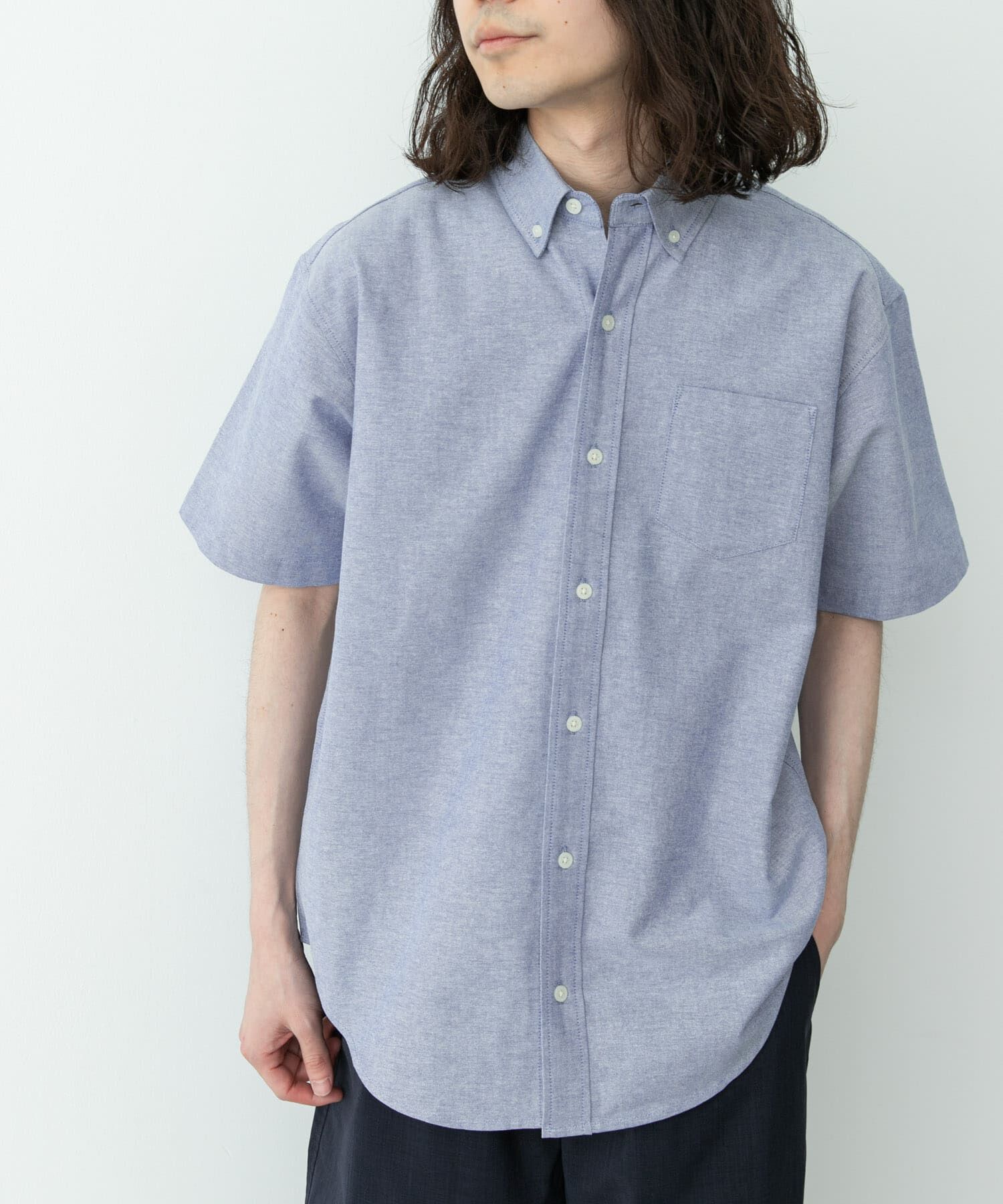 Sonny Label 「抗菌オックスボタンダウン半袖シャツ」|シャツ・ブラウス|