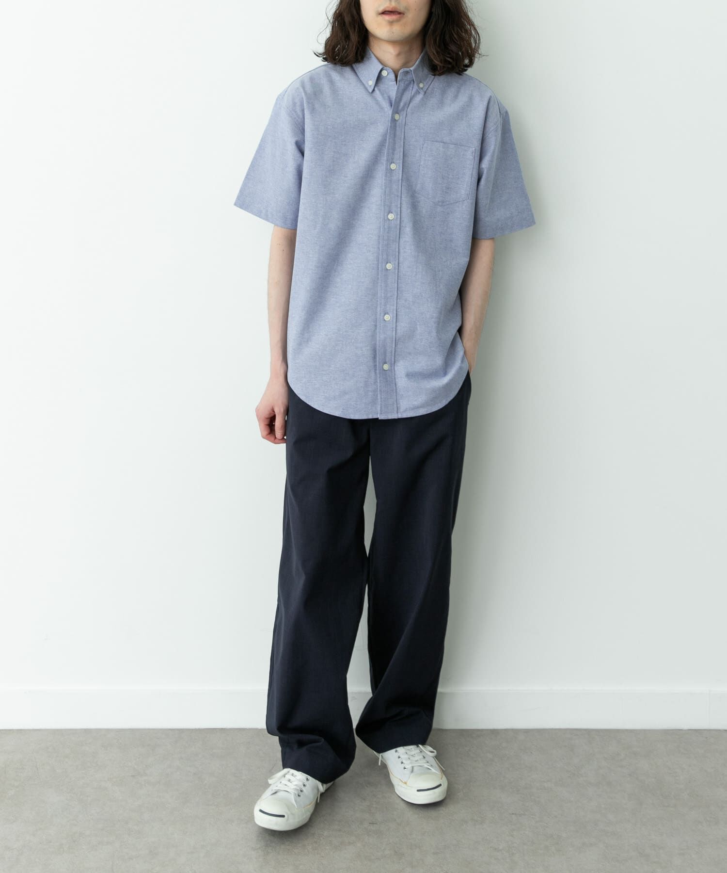 Sonny Label 「抗菌オックスボタンダウン半袖シャツ」|シャツ・ブラウス|