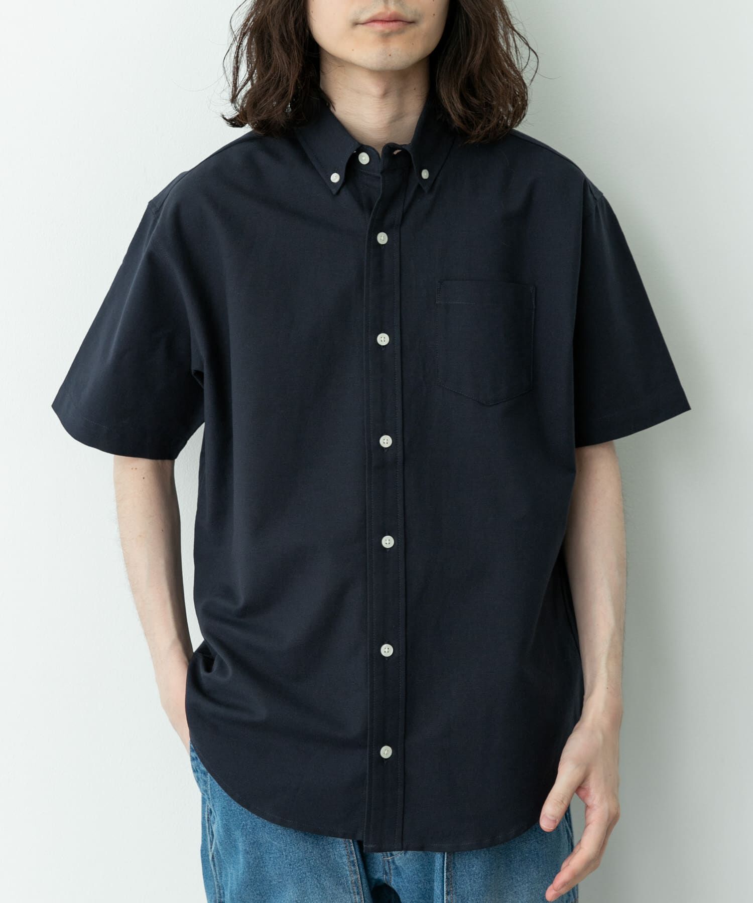 Sonny Label 「抗菌オックスボタンダウン半袖シャツ」|シャツ・ブラウス|