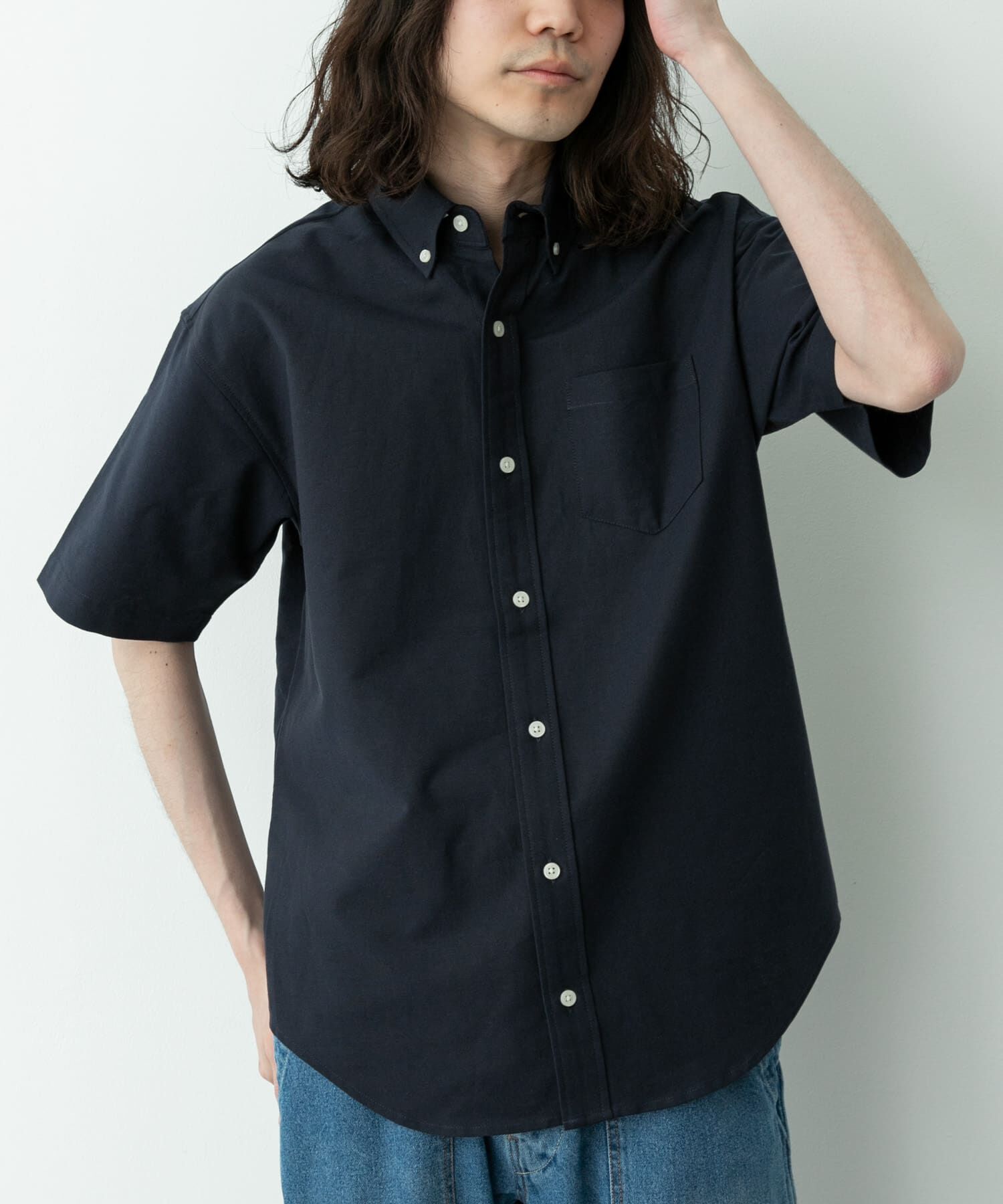 Sonny Label 「抗菌オックスボタンダウン半袖シャツ」|シャツ・ブラウス|