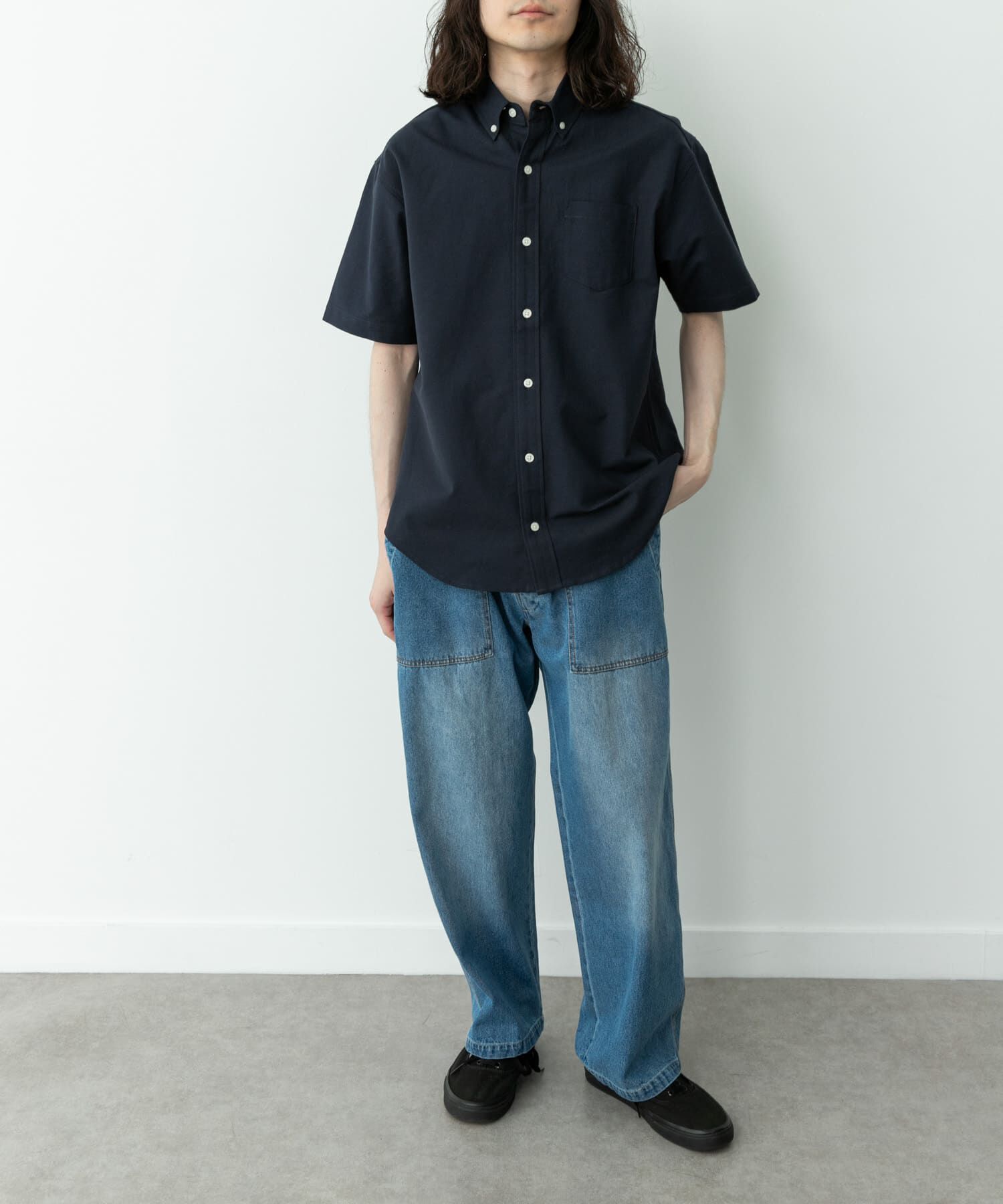 Sonny Label 「抗菌オックスボタンダウン半袖シャツ」|シャツ・ブラウス|