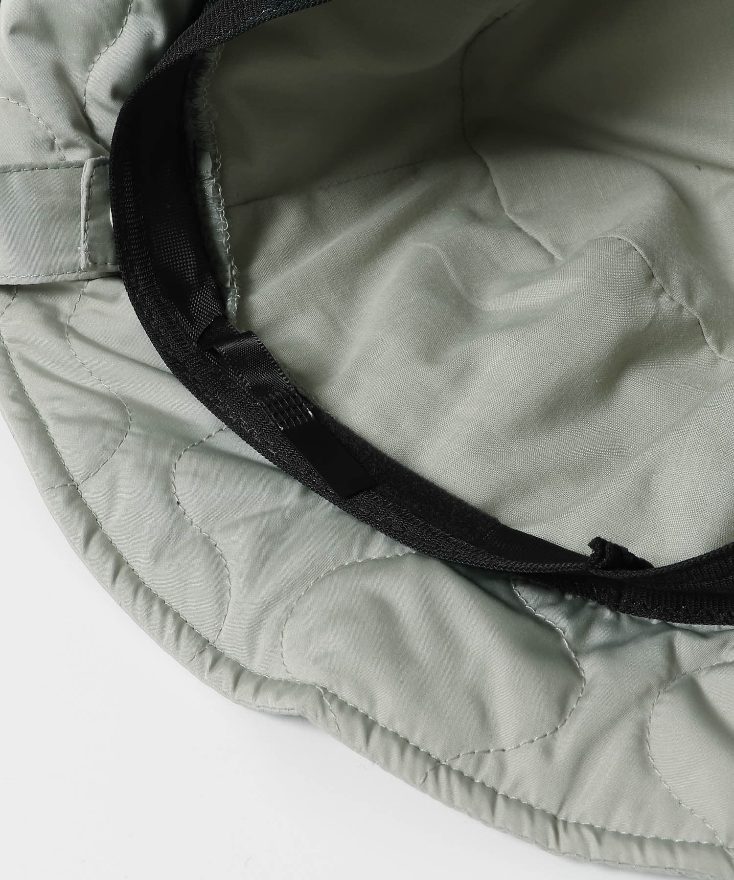  「リボン付きキルティングバケットHAT」|ハット|