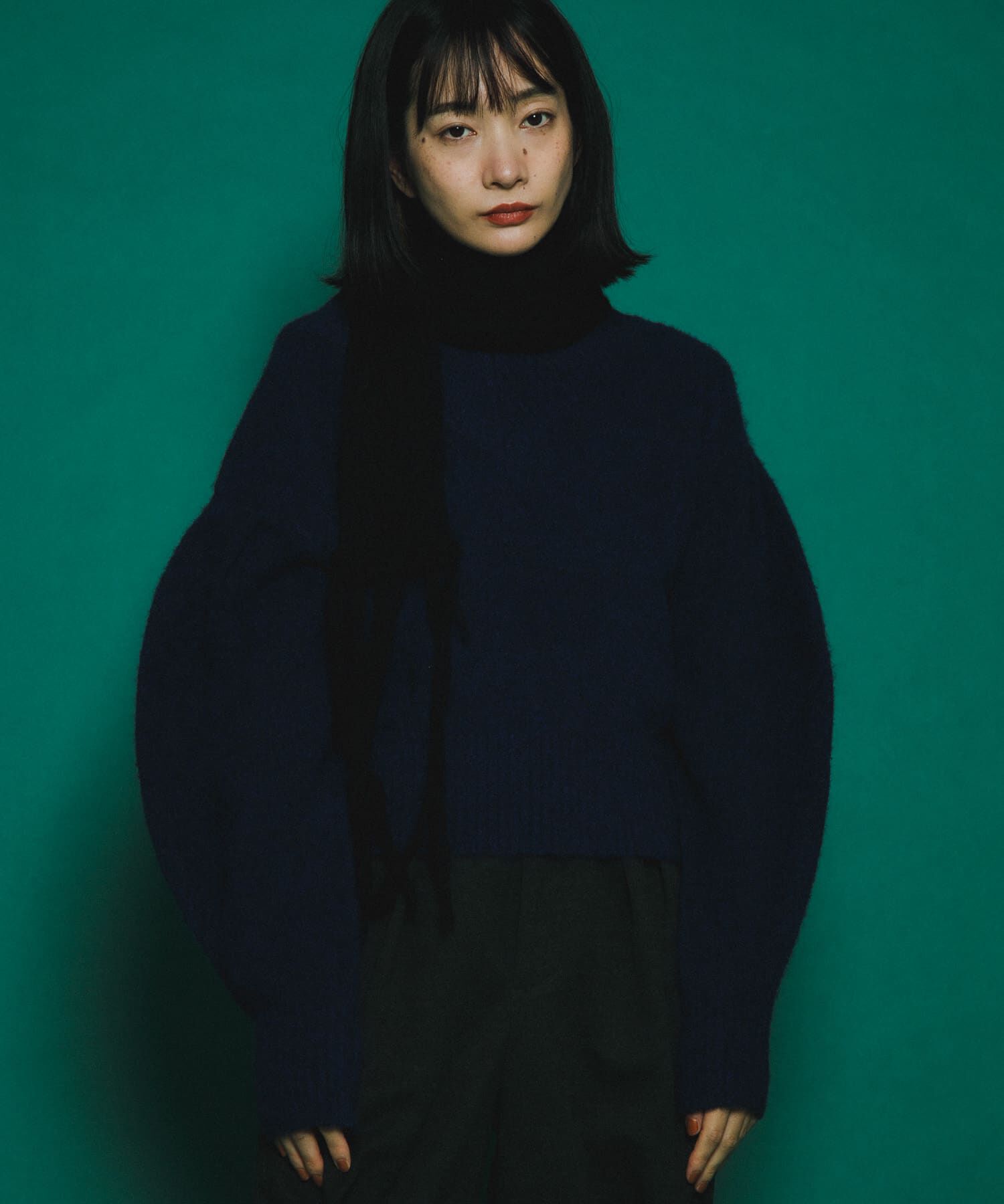  「スキニーロングマフラー」|マフラー|