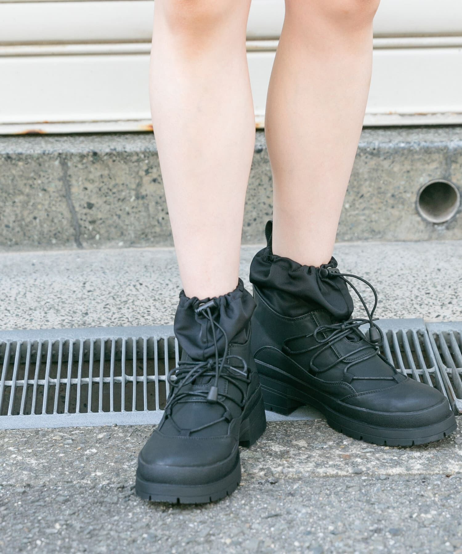  「タンクソールワークブーツ」|ショートブーツ|