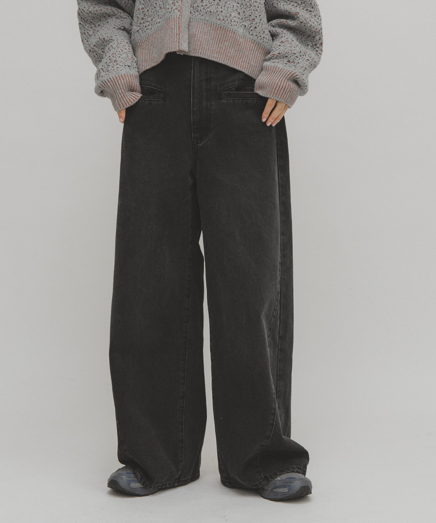  「WIDEレッグアジャストデニム」|デニム|