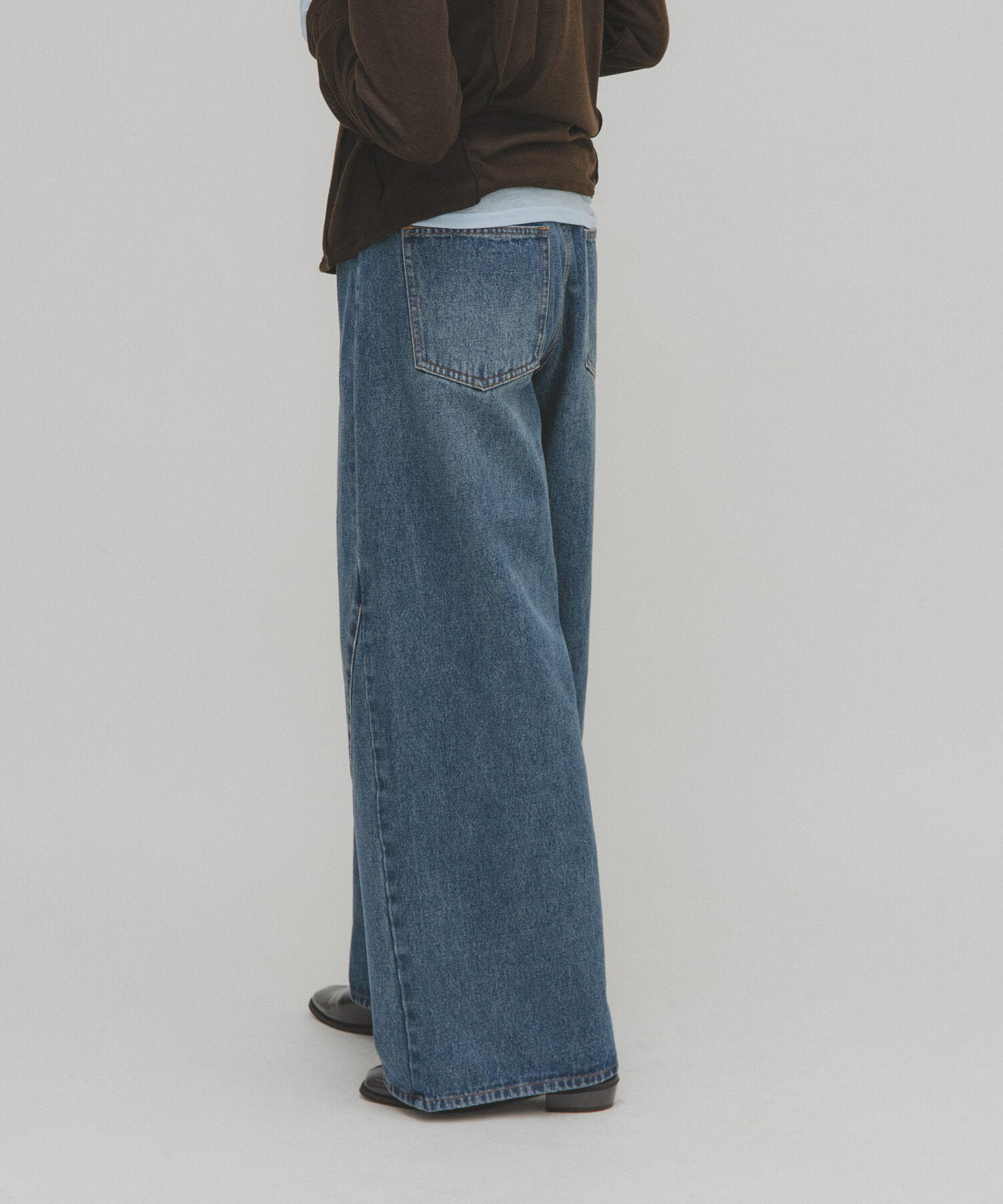  「WIDEレッグアジャストデニム」|デニム|