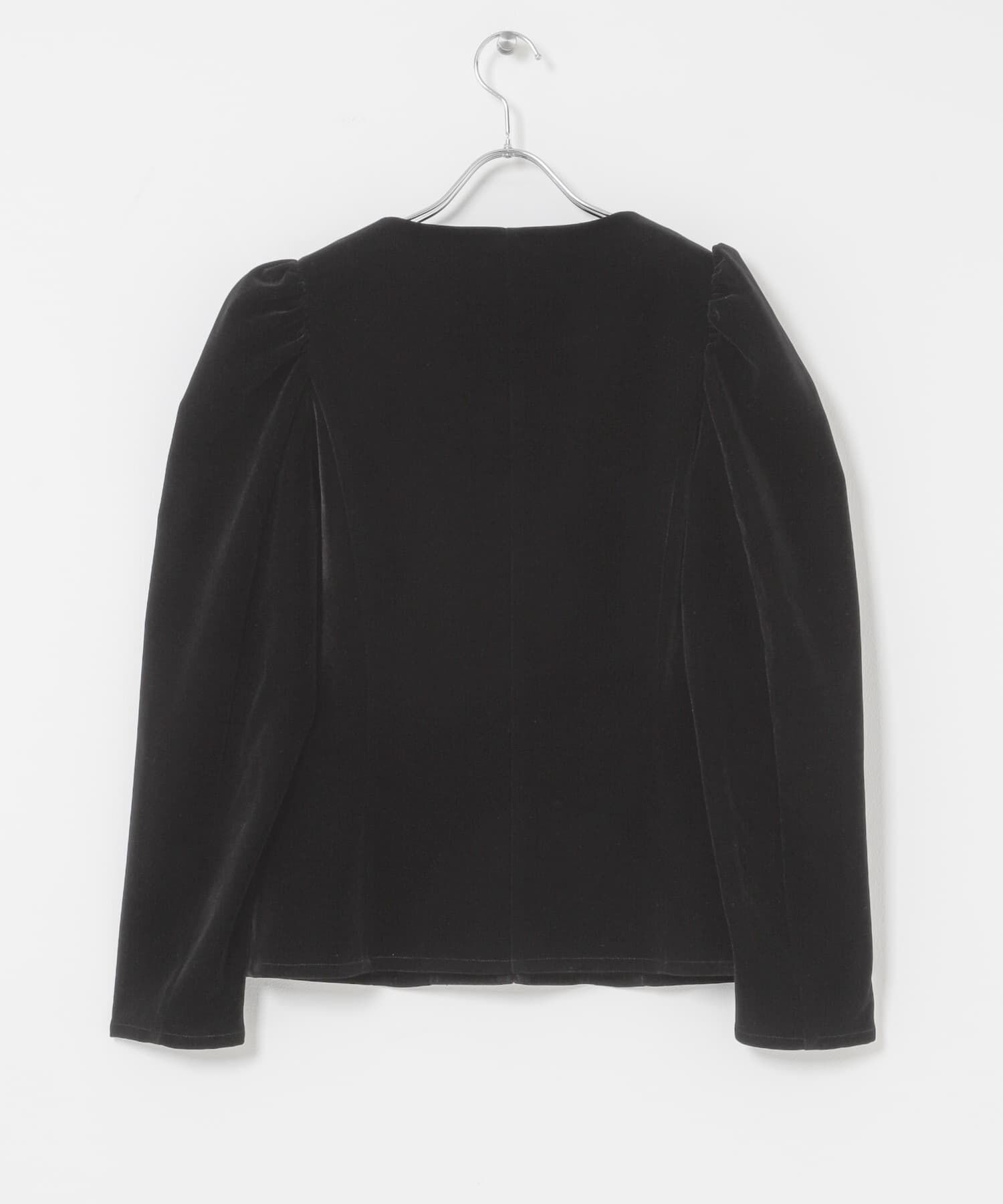  「パフスリーブベロアブラウス」|シャツ・ブラウス|