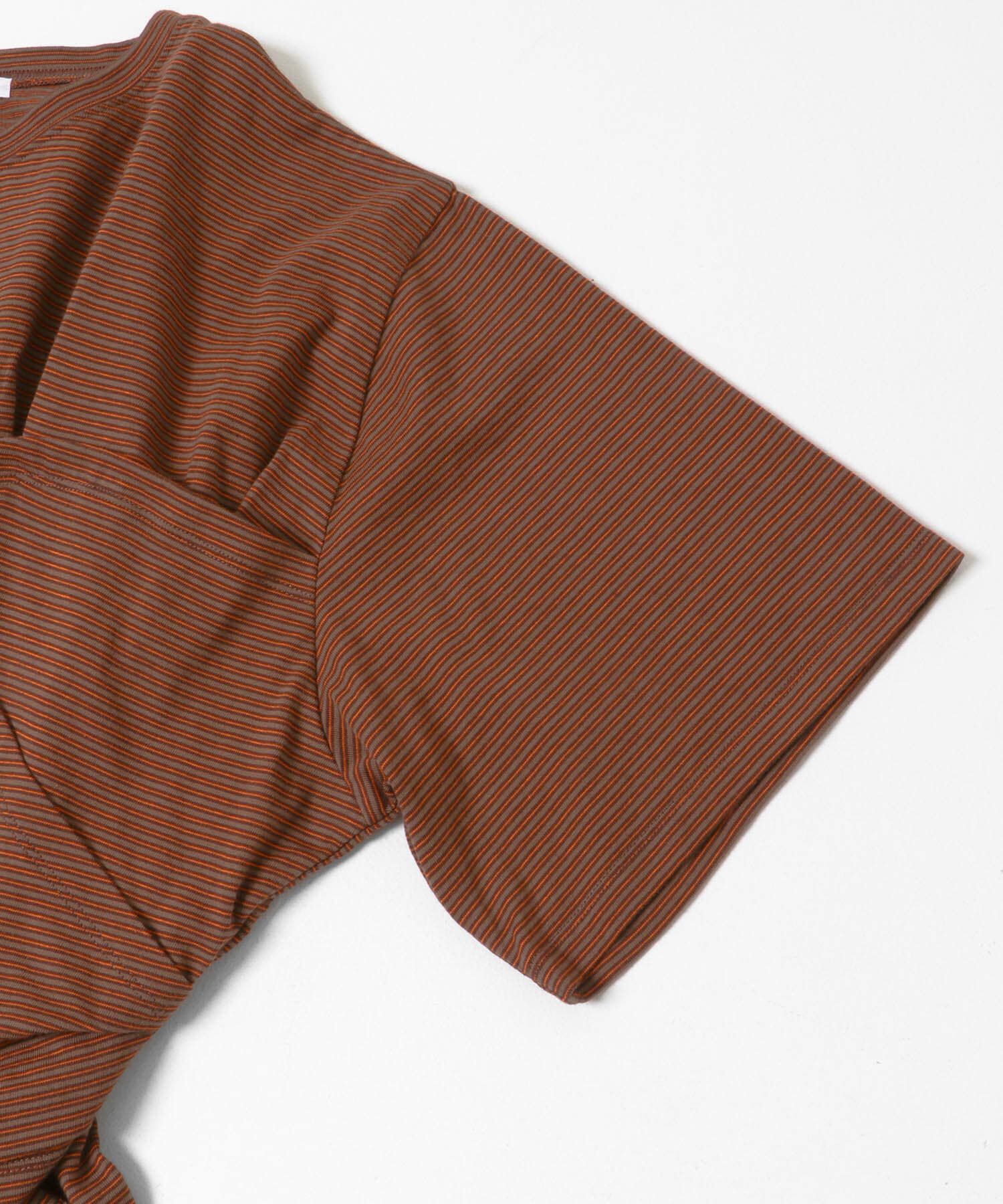  「ビスチェデザインBIGボーダーTEE」|Tシャツ・カットソー|