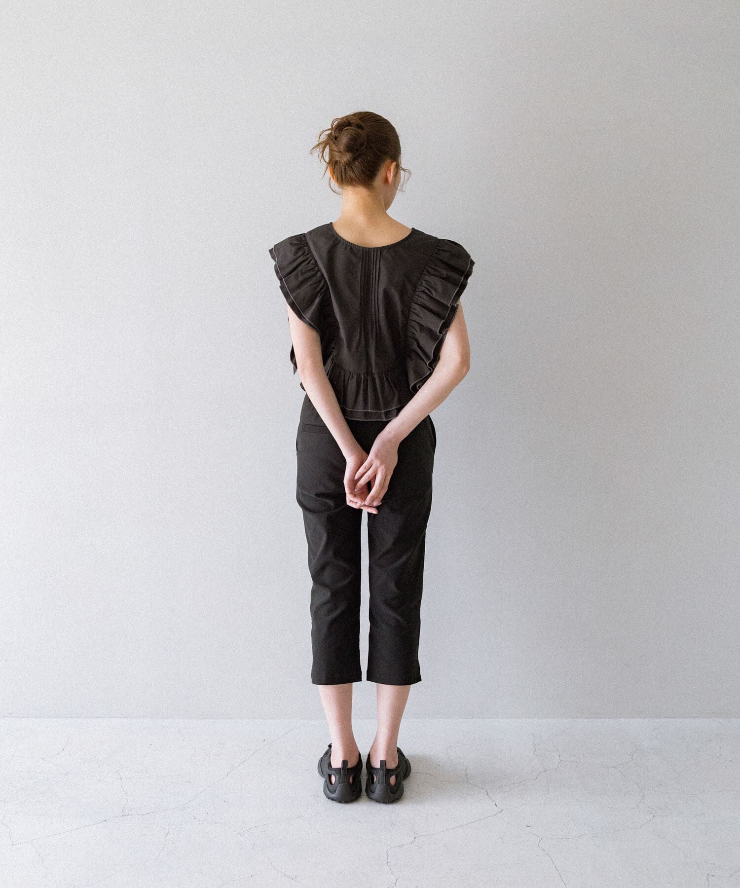  「2WAYバイカラーフリルブラウス」|シャツ・ブラウス|