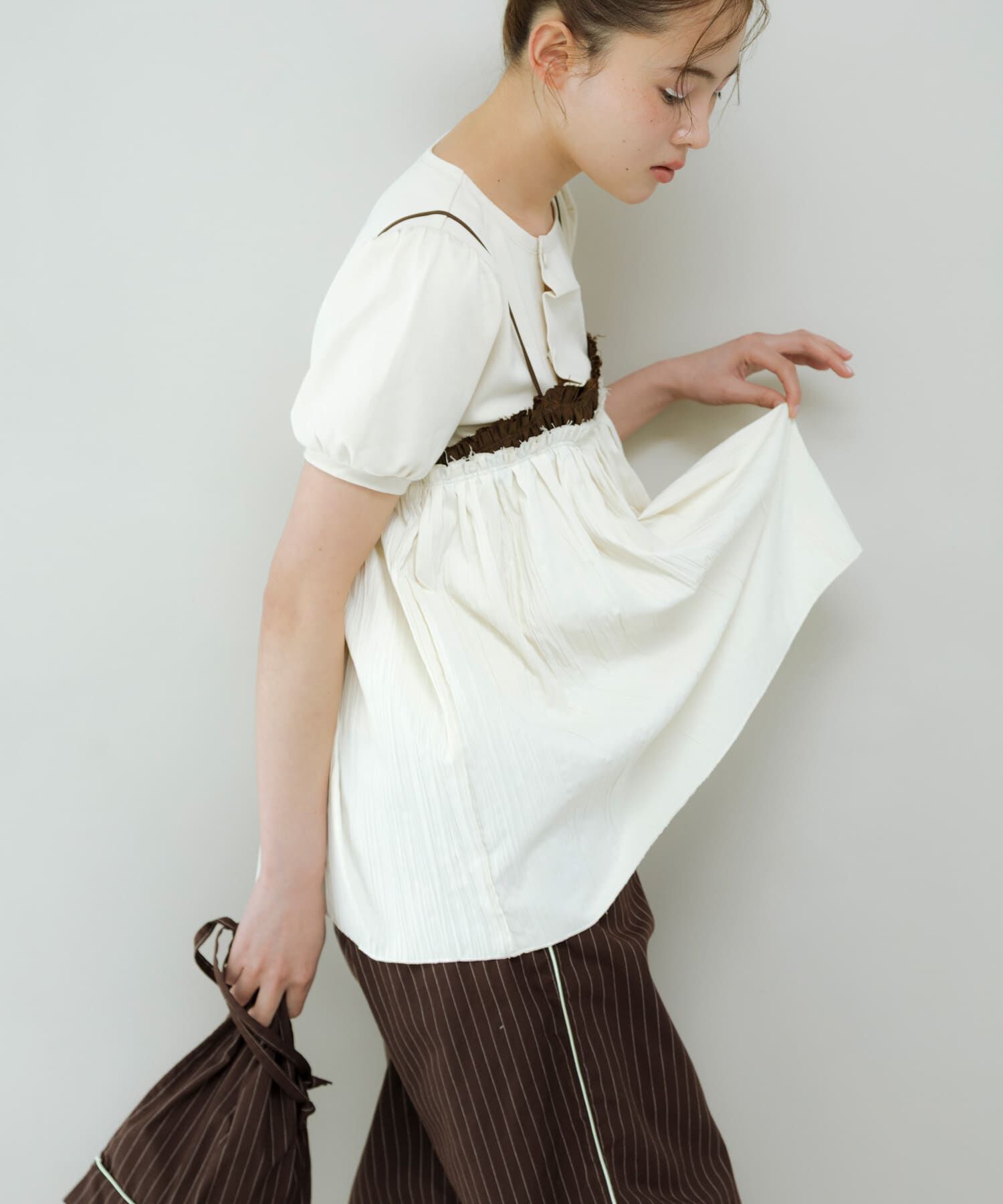  「バイカラークリンクルビスチェ」|その他|