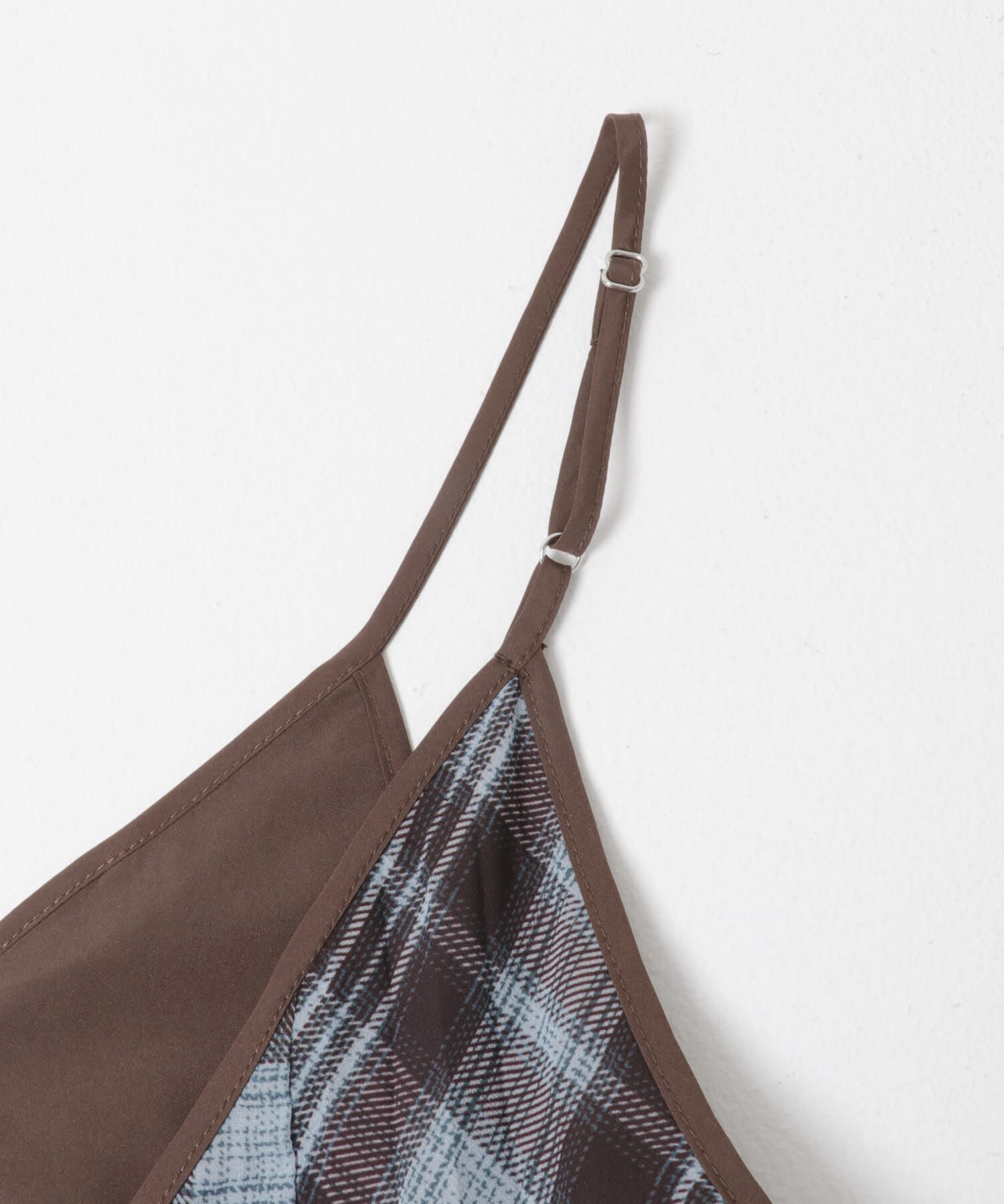  「チェックプリーツキャミワンピース」|その他|