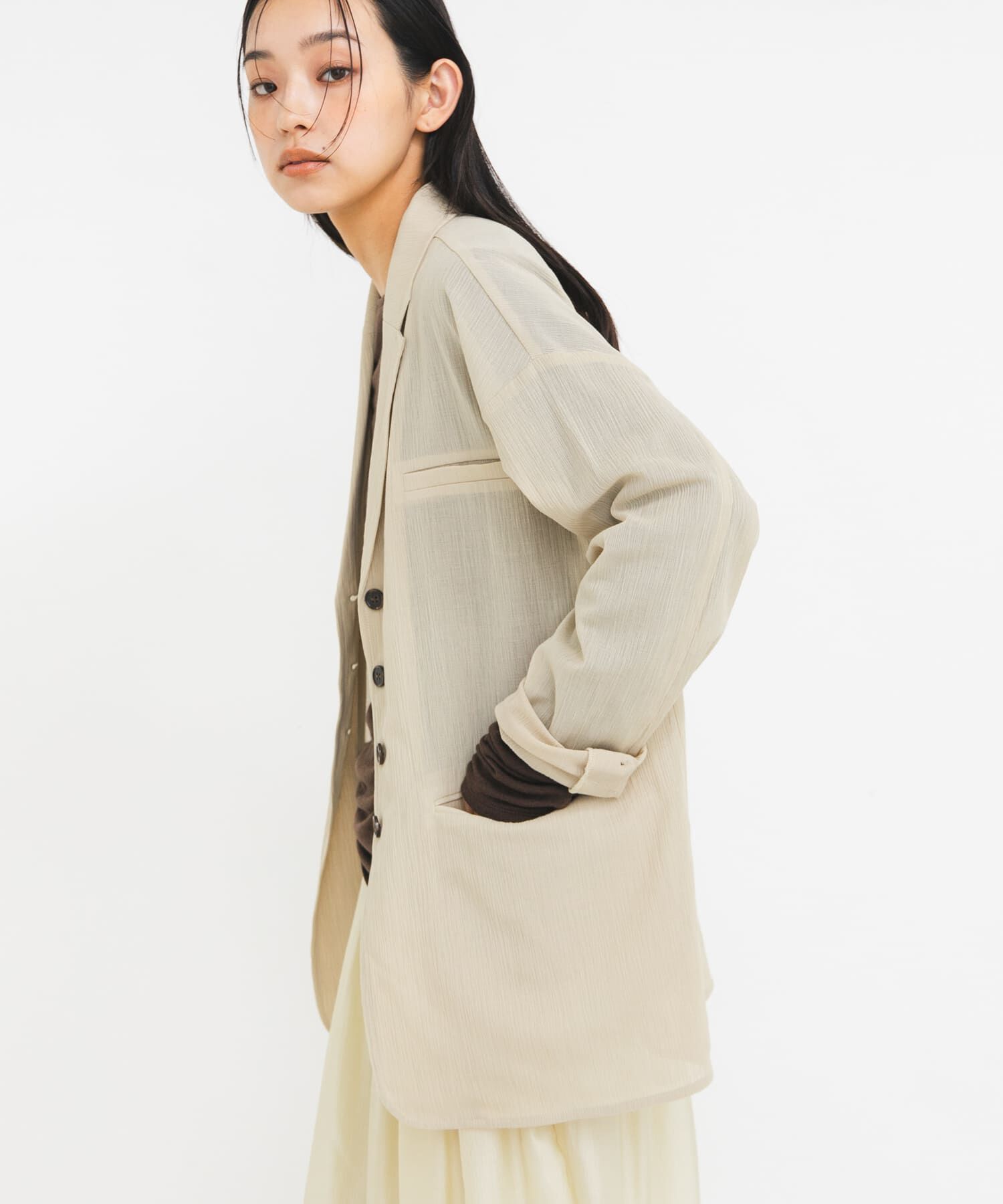  「シアーライトテーラードジャケット」|その他|