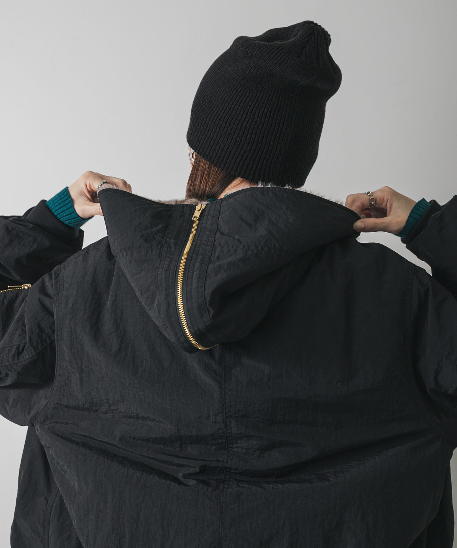 SENSE OF PLACE by URBAN RESEARCH「ファーエリバルーンブルゾン」|ブルゾン・スタジャン|