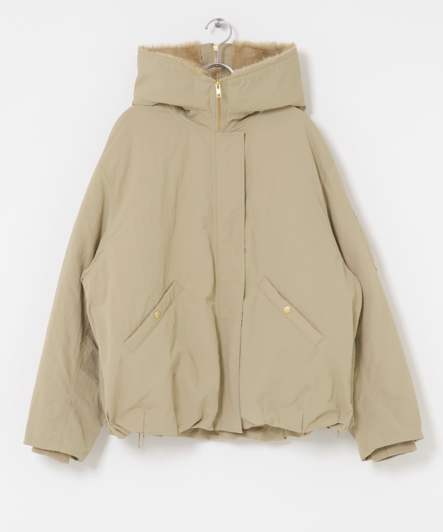 SENSE OF PLACE by URBAN RESEARCH「ファーエリバルーンブルゾン」|ブルゾン・スタジャン|